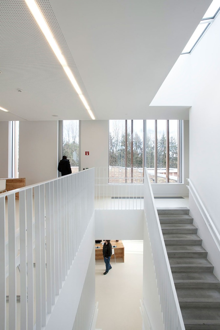 Interior. Town Hall, 94 Montigny le Tilleul by V+. Photography © Maxime Delvaux, 354 Photographers. Interior. Town Hall, 94 Montigny le Tilleul by V+. Photography © Maxime Delvaux, 354 Photographers.