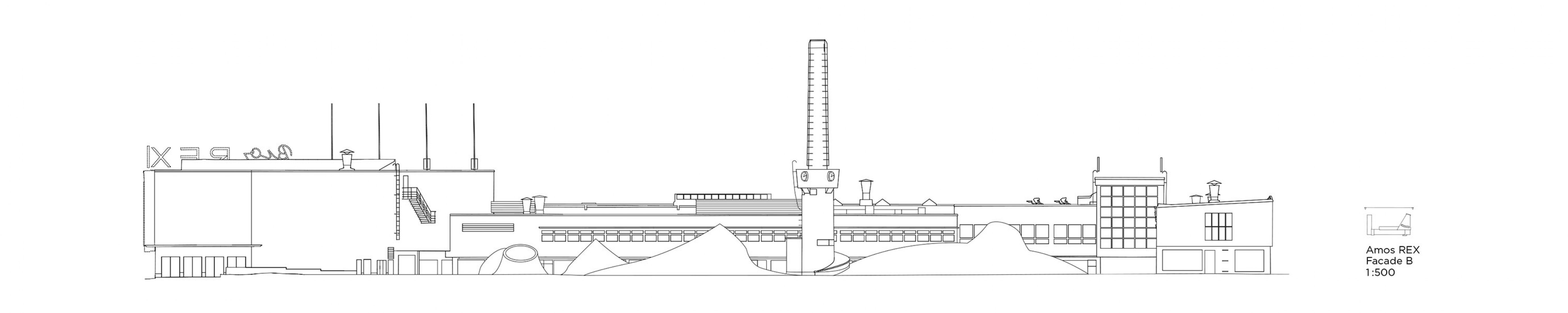 Elevation b1. Amos Rex by JKMM Architects.