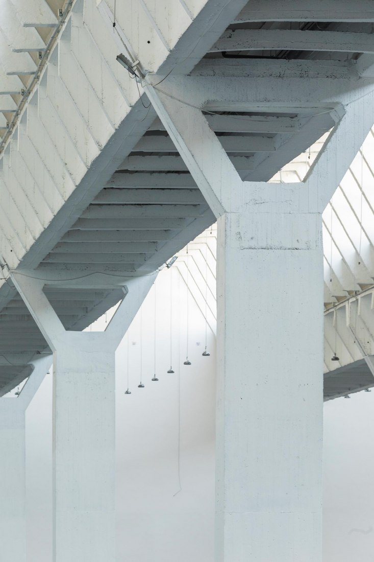 Interior view detail. Rehabilitation of the Intelhorce factory in Málaga by System Arquitectura. Photography by Fernando Alda Interior view detail. Rehabilitation of the Intelhorce factory in Málaga by System Arquitectura. Photography by Fernando Alda