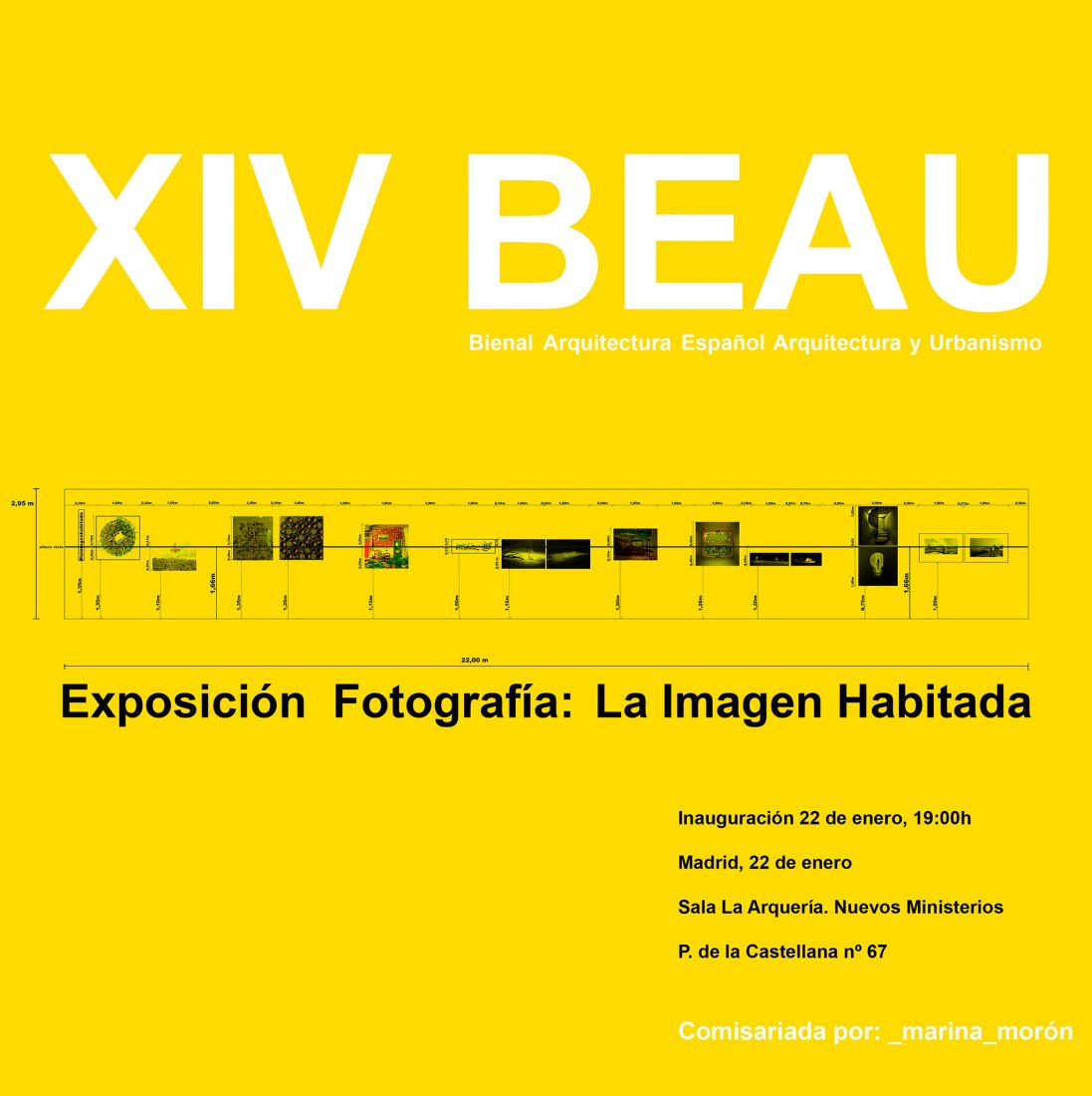 Cartel. Exposición Fotografía: La Imagen Habitada.