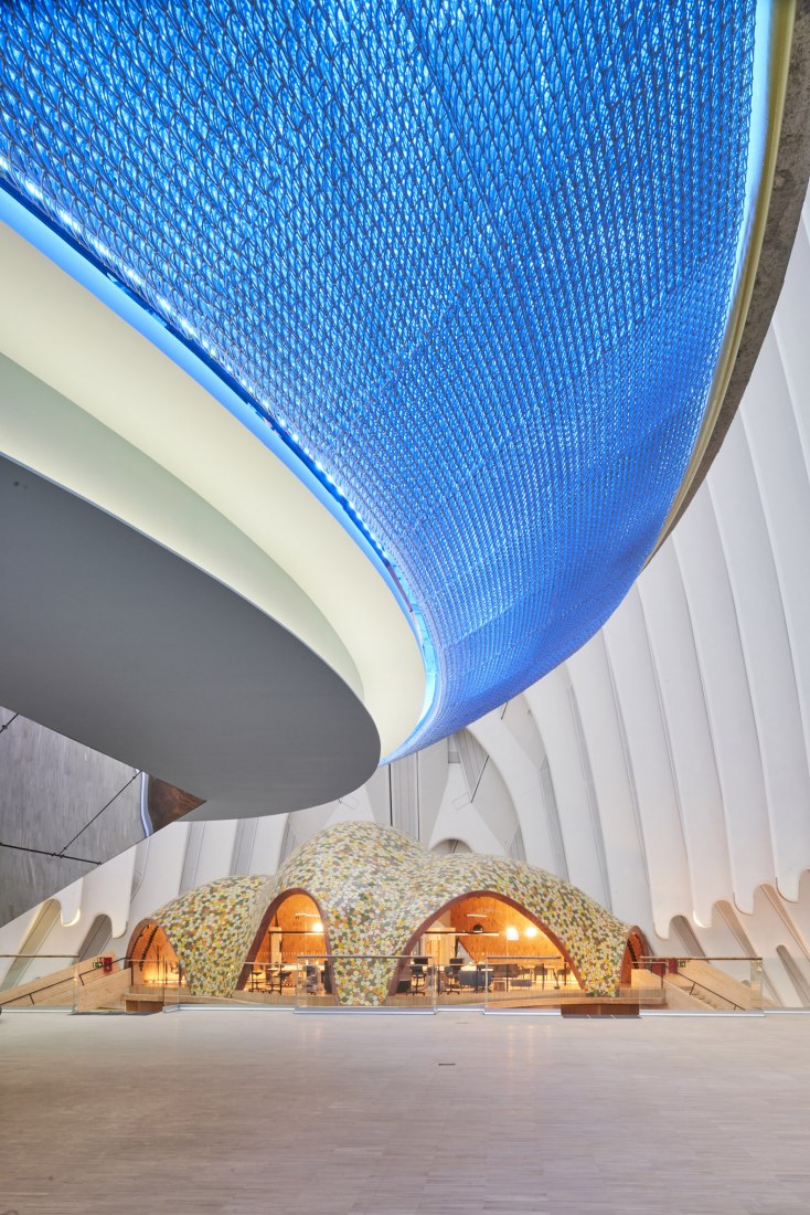 Interior CaixaForum Valencia. Exterior de CaixaForum València. Fotografía por José Hevia / Cloud 9