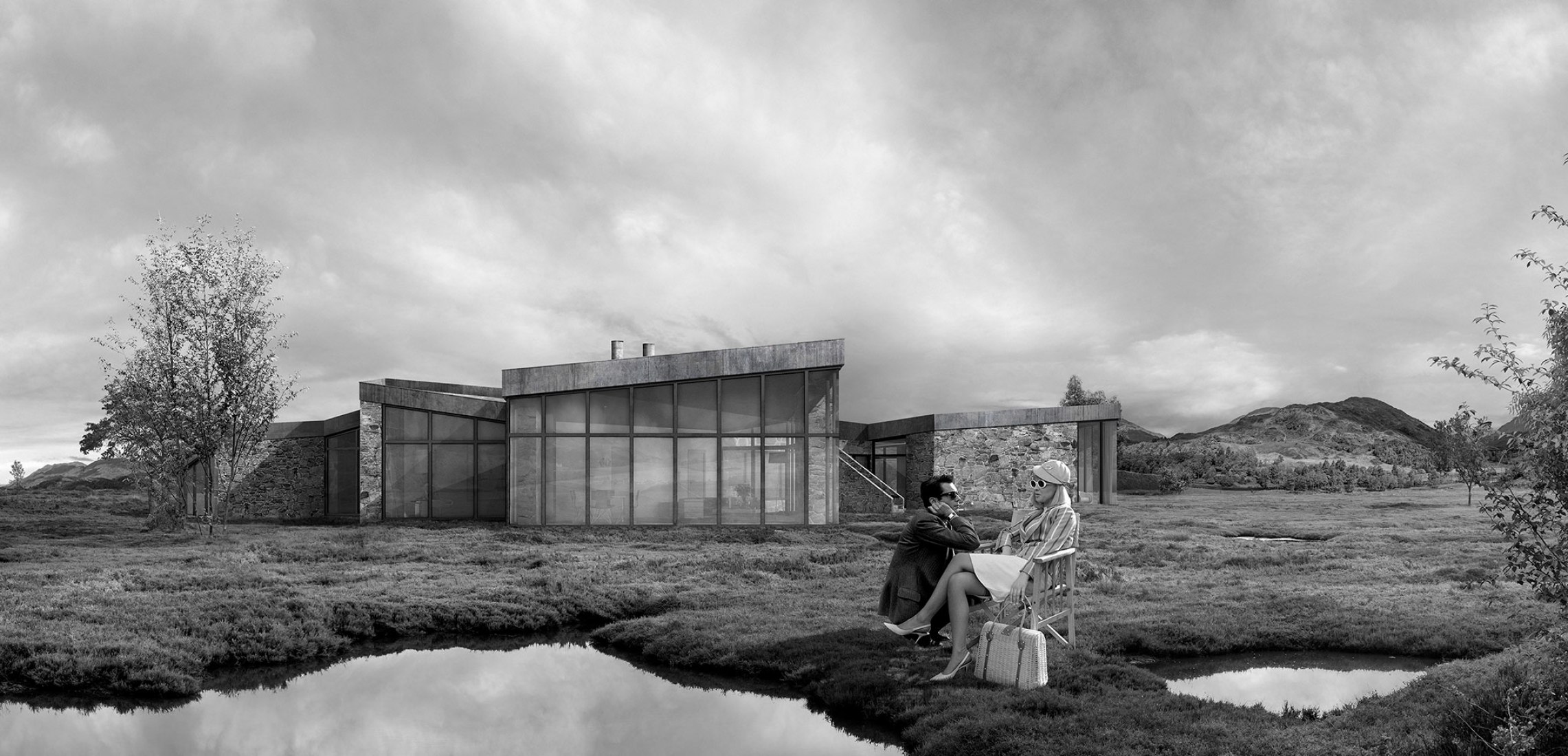 Losey House, Alison y Peter Smithson por Dionisio González.