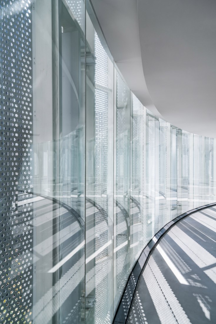 Detalle de la fachada desde el interior. Eight tenths Garden por Wutopia Lab. Fotografía © CreatAR Detalle de la fachada desde el interior. Eight tenths Garden por Wutopia Lab. Fotografía © CreatAR