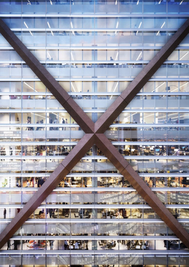 Rendering of 1 Undershaft by Eric Parry Architects. All images: DBOX, courtesy Eric Parry Architects. Rendering of 1 Undershaft by Eric Parry Architects. All images: DBOX, courtesy Eric Parry Architects.