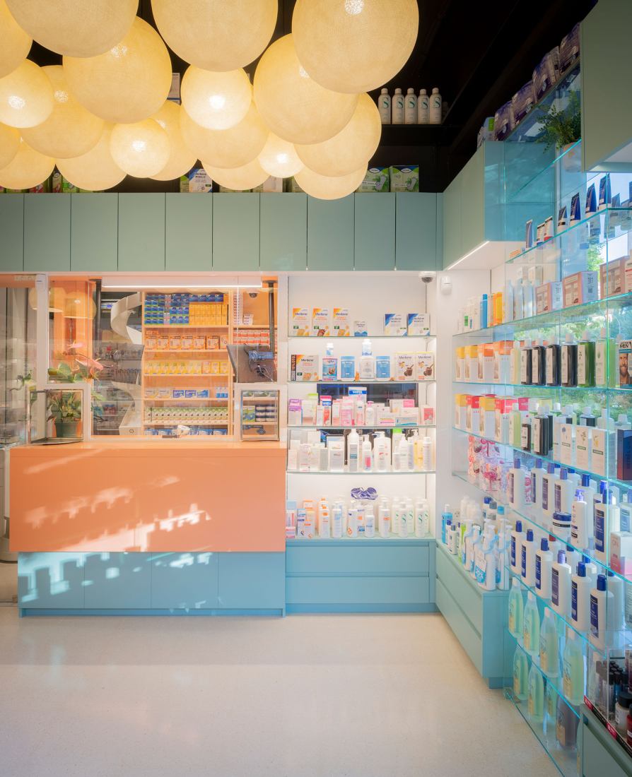 Farmacia Artilleros by Adam Bresnick. Photograph by Amores Pictures. Farmacia Artilleros by Adam Bresnick. Photograph by Amores Pictures.