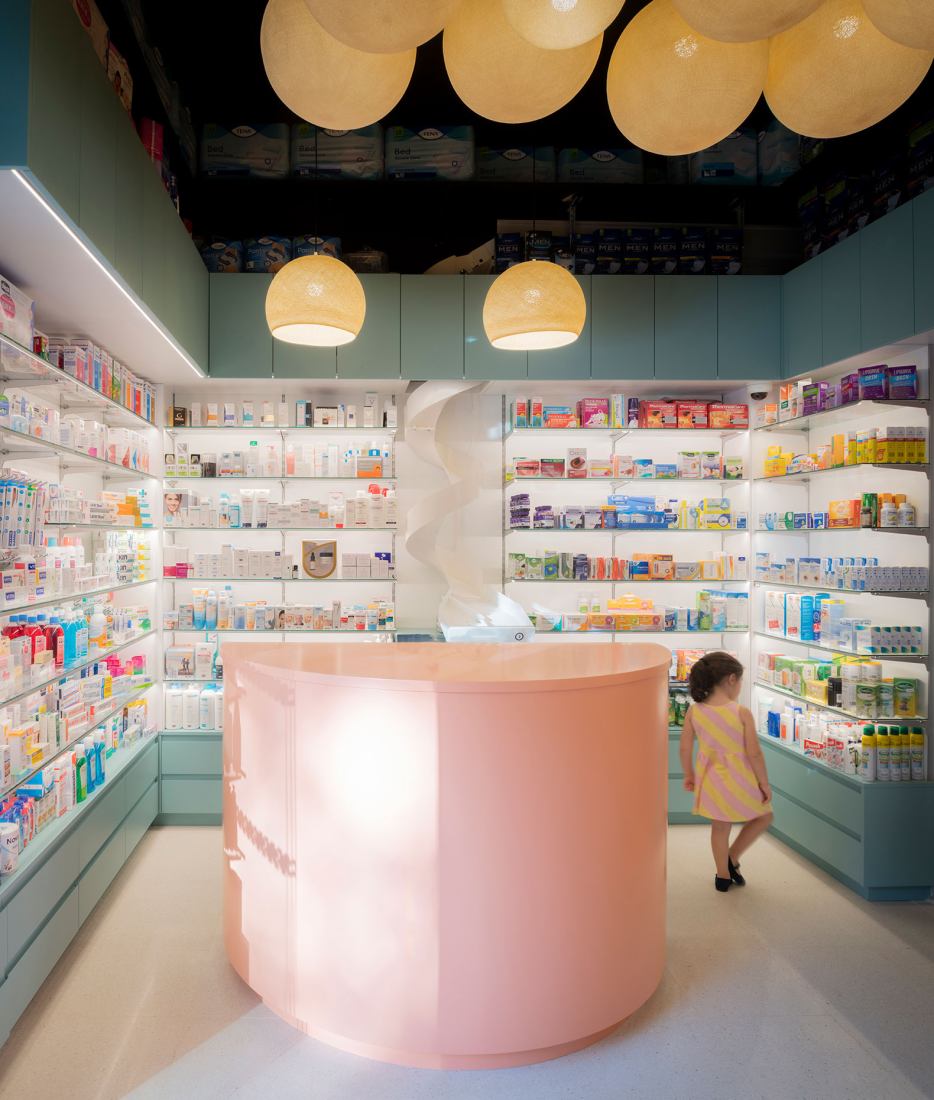 Farmacia Artilleros by Adam Bresnick. Photograph by Amores Pictures. Farmacia Artilleros by Adam Bresnick. Photograph by Amores Pictures.