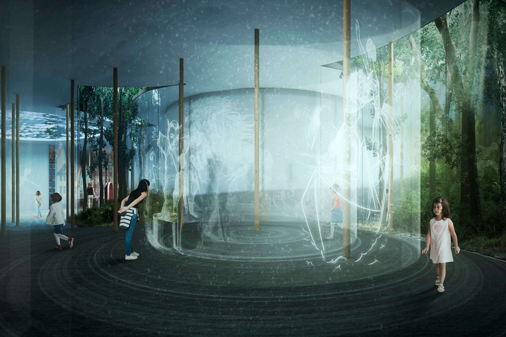 Rendering. H.C. Andersen’s House by Kengo Kuma. Rendering. H.C. Andersen’s House by Kengo Kuma.