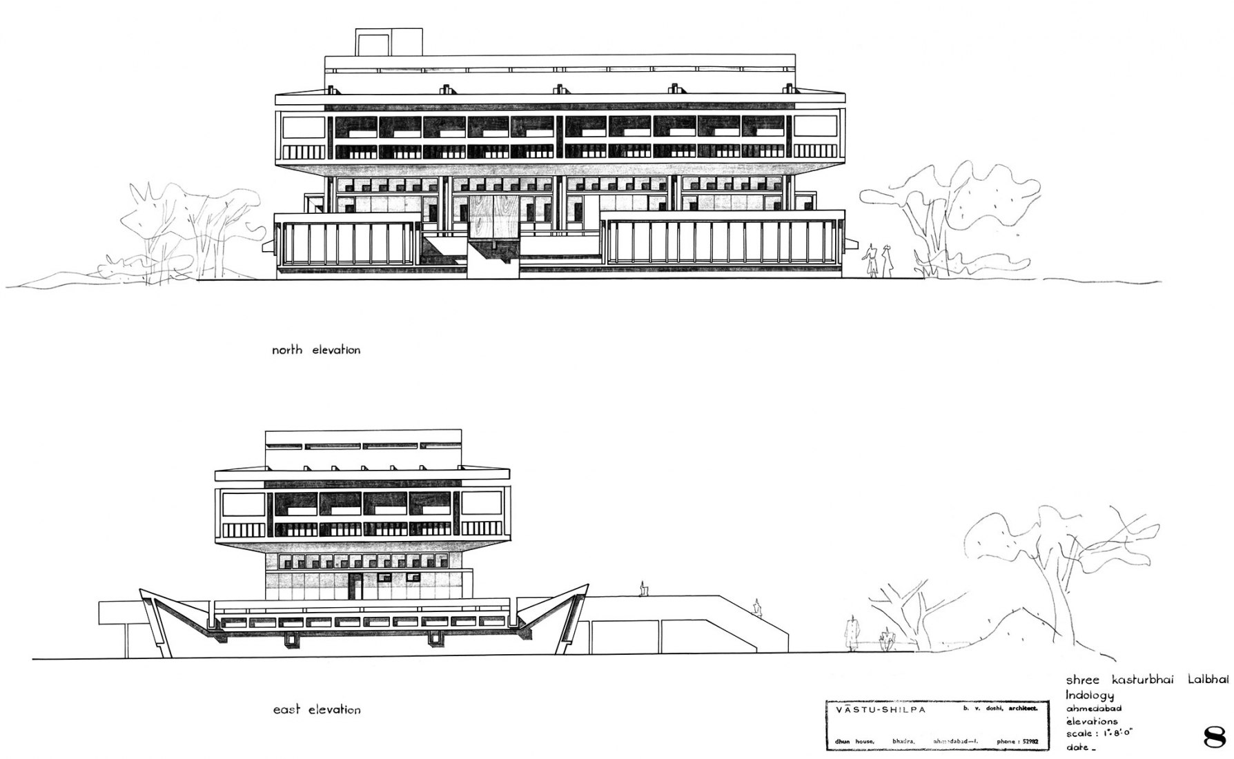 Institute of Indology. Image courtesy of VSF / Pritzker Architecture Prize.