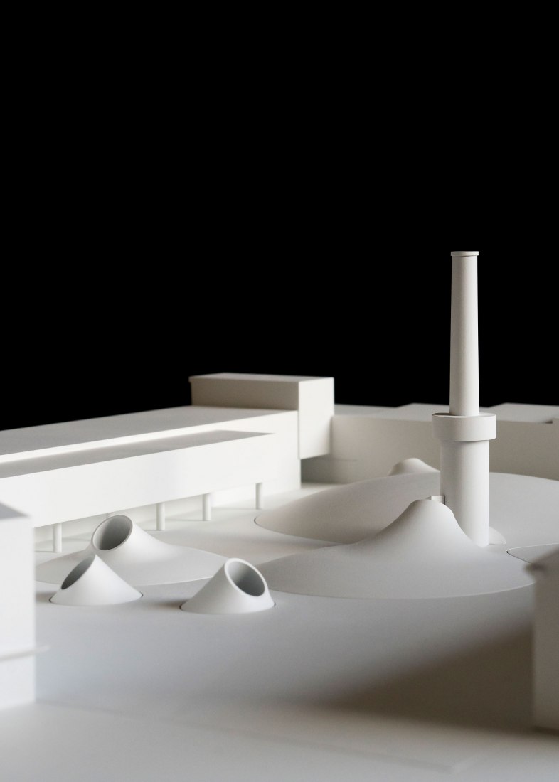 Model. Amos Rex by JKMM Architects.