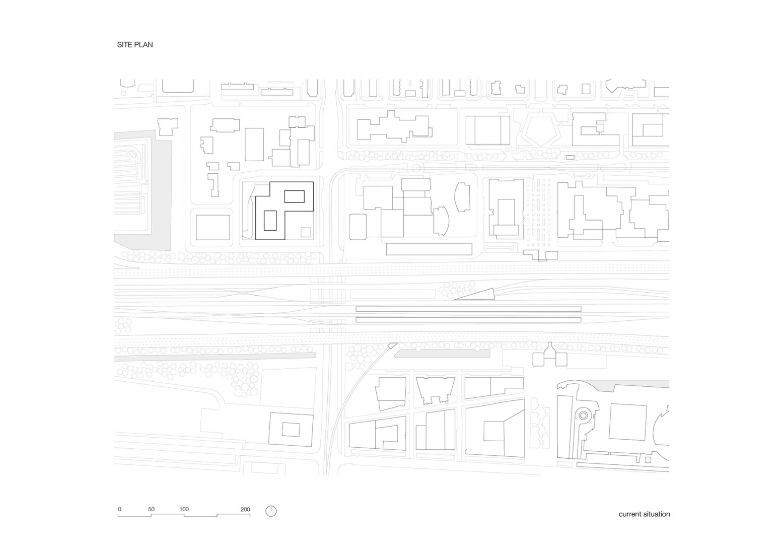 Site Plan. Courthouse Amsterdam by KAAN Architecten Site Plan. Courthouse Amsterdam by KAAN Architecten