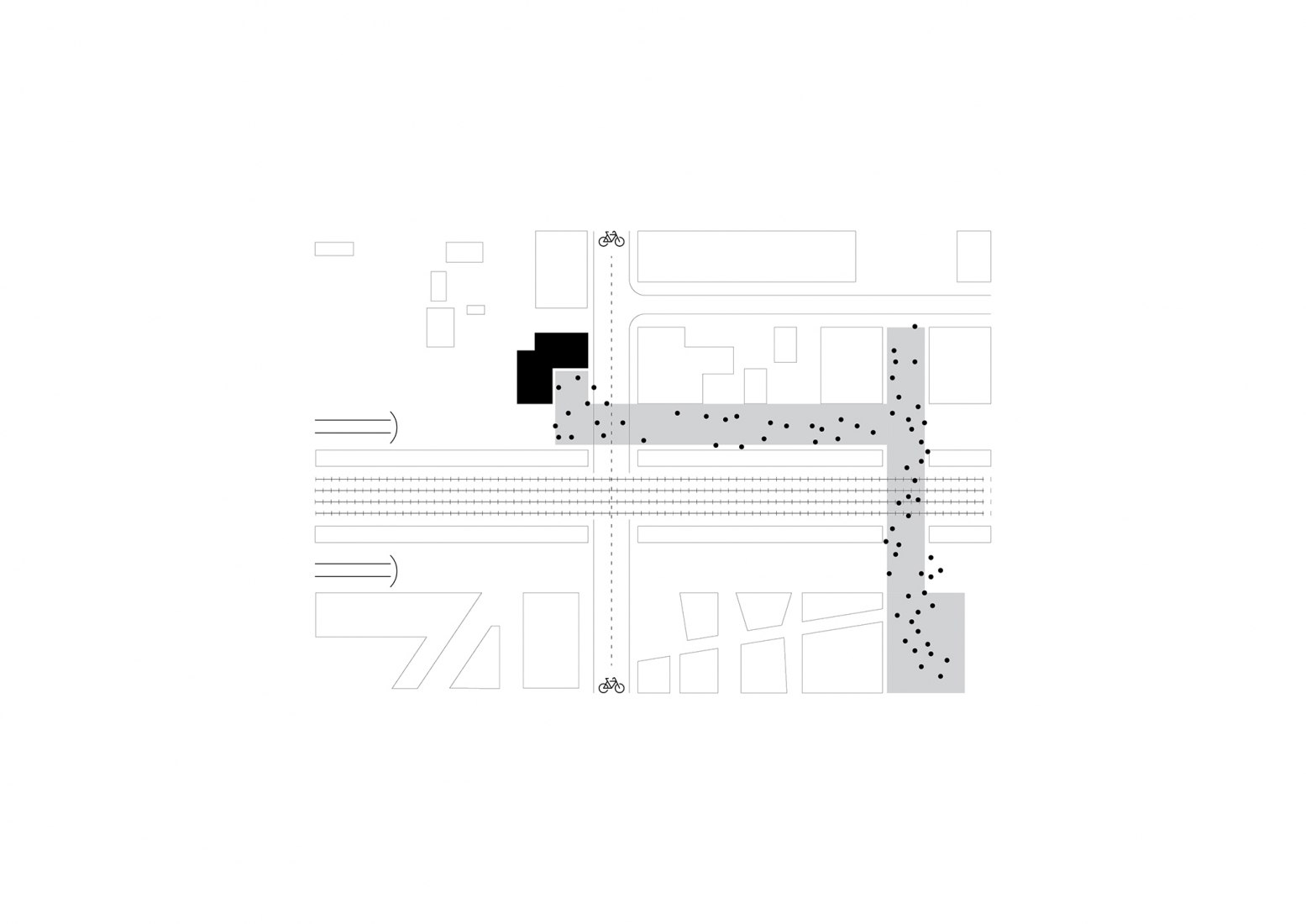Accessibility diagram. Courthouse Amsterdam by KAAN Architecten Accessibility diagram. Courthouse Amsterdam by KAAN Architecten
