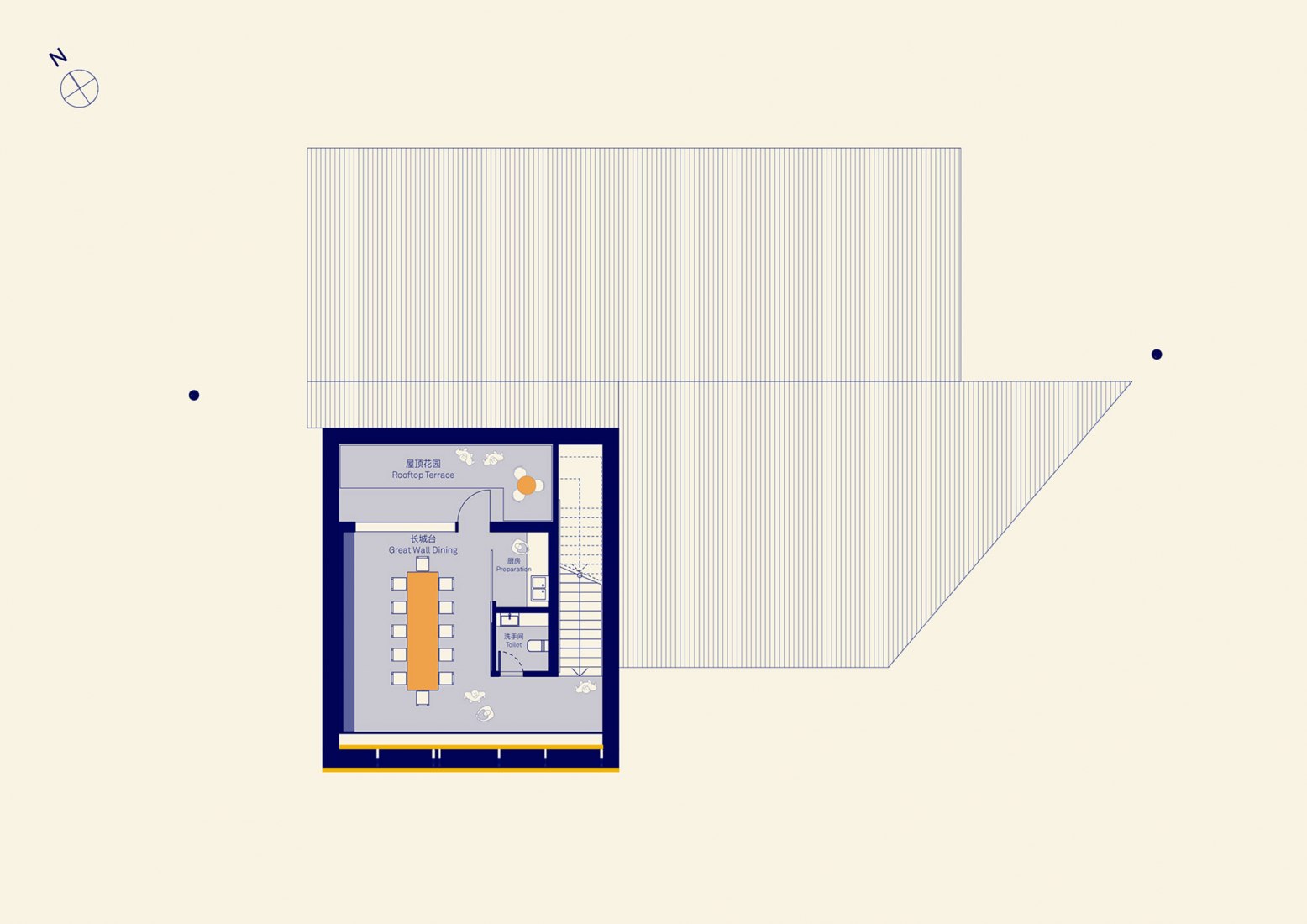 Segunda planta. Reinventando el concepto de aldea rural. WAAAM por llLab. Segunda planta. Reinventando el concepto de aldea rural. WAAAM por llLab.
