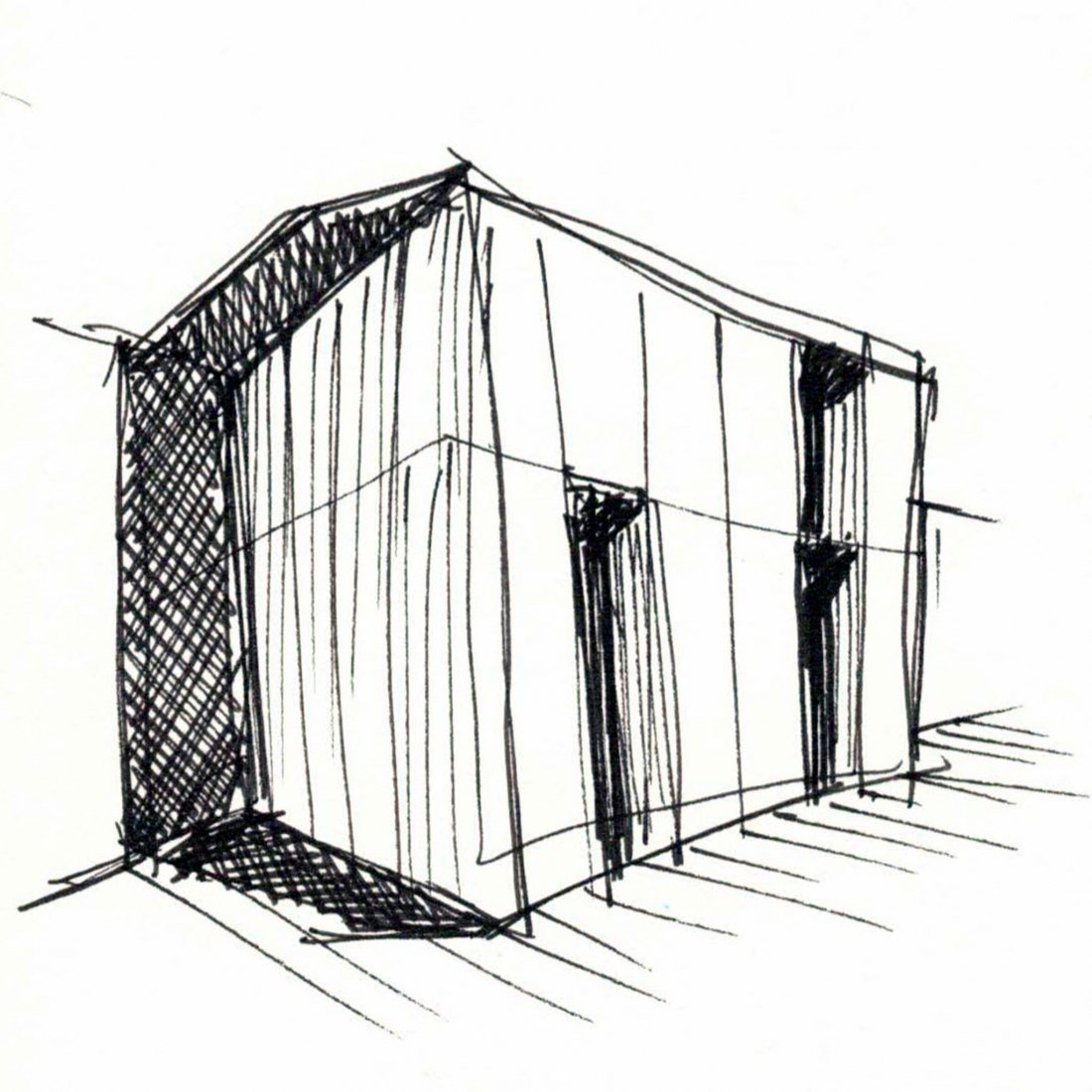 Sketch. Padre Jofre penthouse by Mano de Santo.  Sketch. Padre Jofre penthouse by Mano de Santo.
