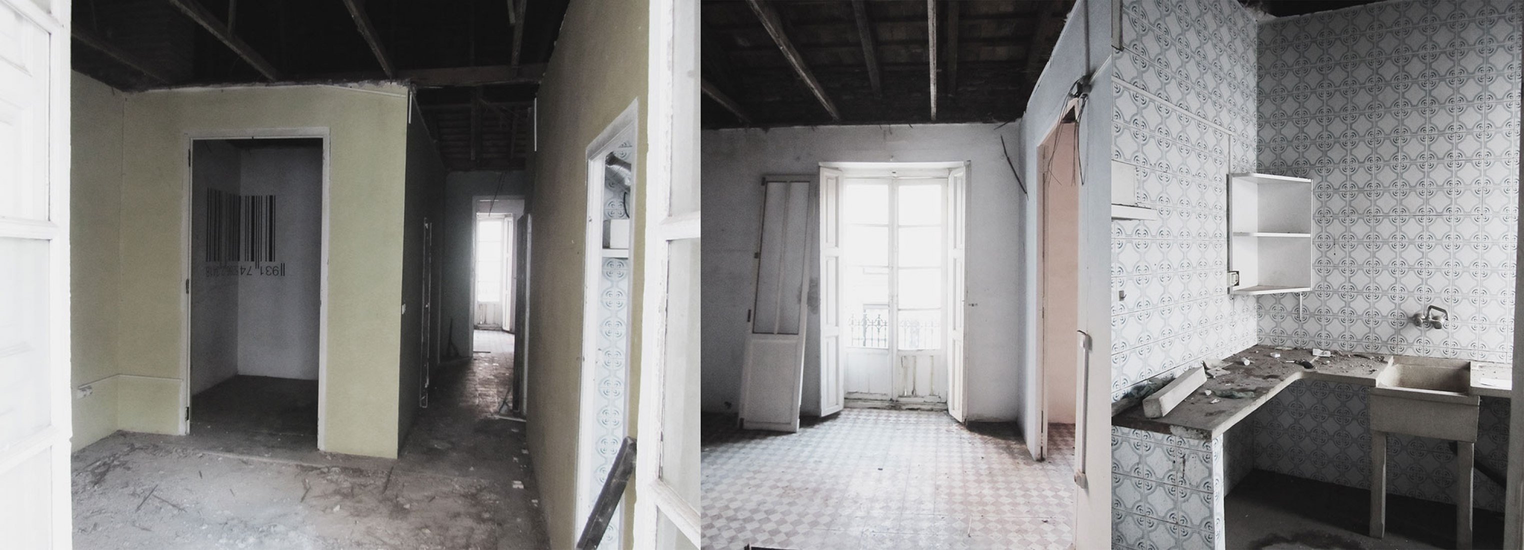 Previous state. Padre Jofre penthouse by Mano de Santo.  Previous state. Padre Jofre penthouse by Mano de Santo.