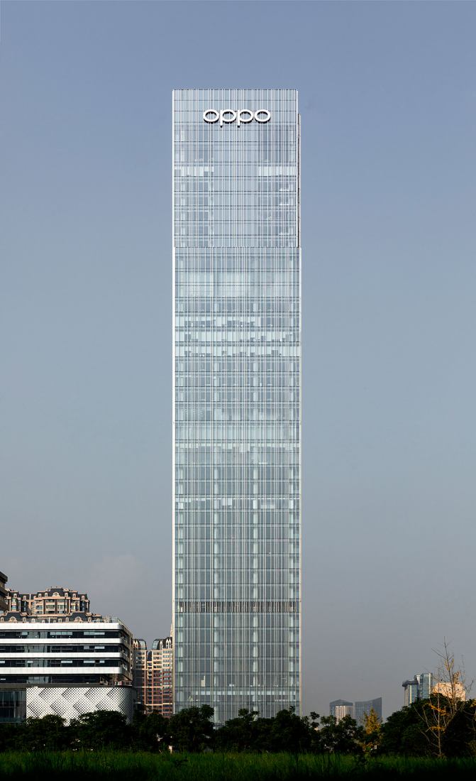 Oppo Technology & Research Centre Tower by Gianni Botsford Architects. Photograph by Xiao Shihao. Oppo Technology & Research Centre Tower by Gianni Botsford Architects. Photograph by Xiao Shihao.