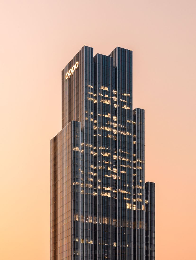 Oppo Technology & Research Centre Tower by Gianni Botsford Architects. Photograph by Xiao Shihao. Oppo Technology & Research Centre Tower by Gianni Botsford Architects. Photograph by Xiao Shihao.