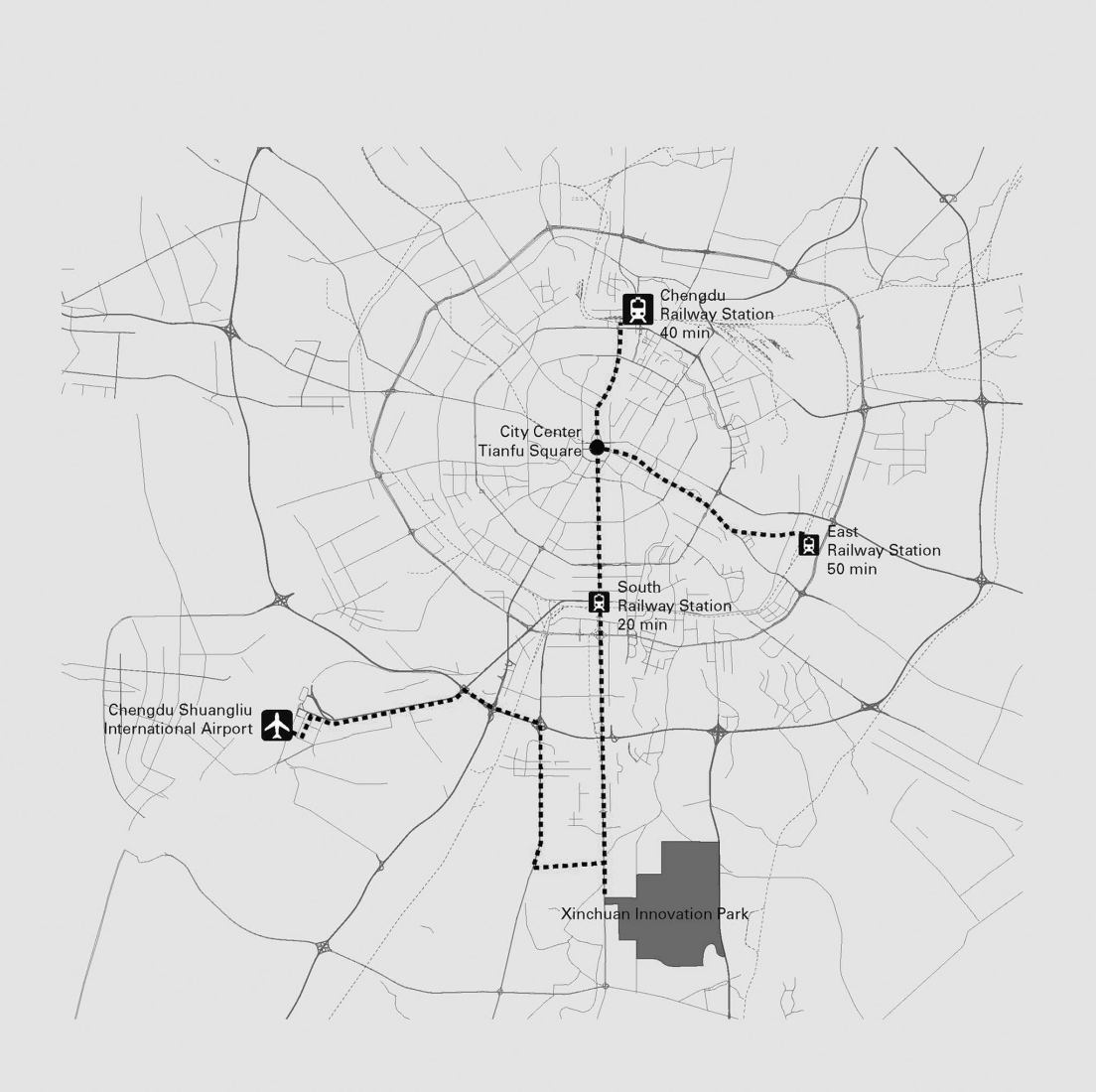 Location plan. Oppo Technology & Research Centre Tower by Gianni Botsford Architects. Location plan. Oppo Technology & Research Centre Tower by Gianni Botsford Architects.