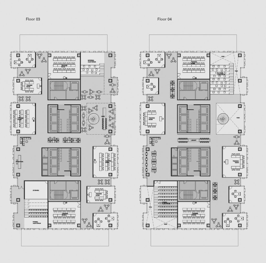 Layout plans. Oppo Technology & Research Centre Tower by Gianni Botsford Architects. Layout plans. Oppo Technology & Research Centre Tower by Gianni Botsford Architects.