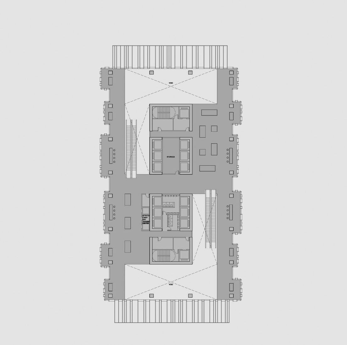 Layout plans. Oppo Technology & Research Centre Tower by Gianni Botsford Architects. Layout plans. Oppo Technology & Research Centre Tower by Gianni Botsford Architects.