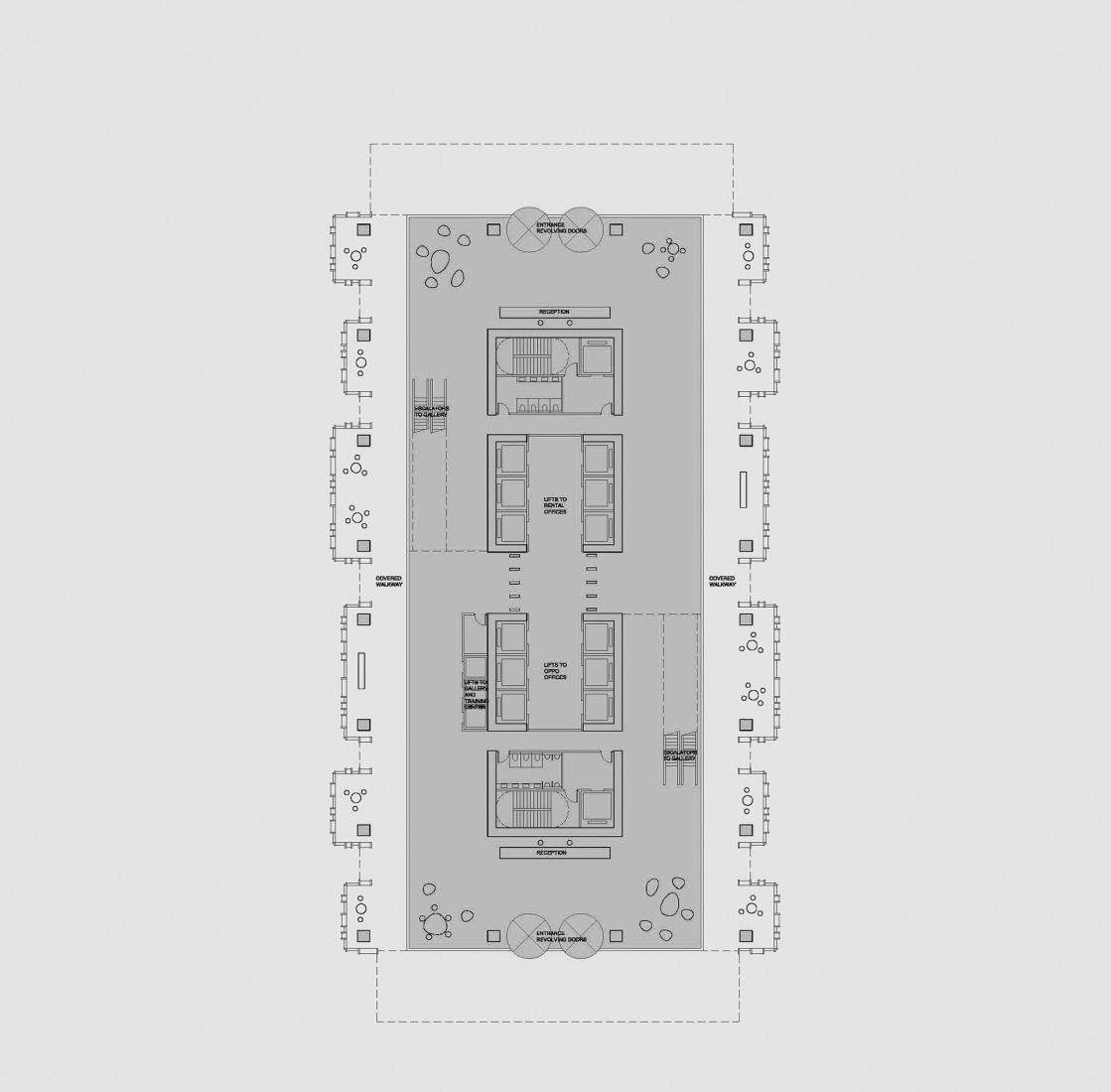 Layout plans. Oppo Technology & Research Centre Tower by Gianni Botsford Architects. Layout plans. Oppo Technology & Research Centre Tower by Gianni Botsford Architects.
