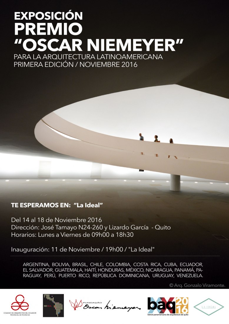 Poster of the exhibition at La Ideal, Quito, Ecuador.