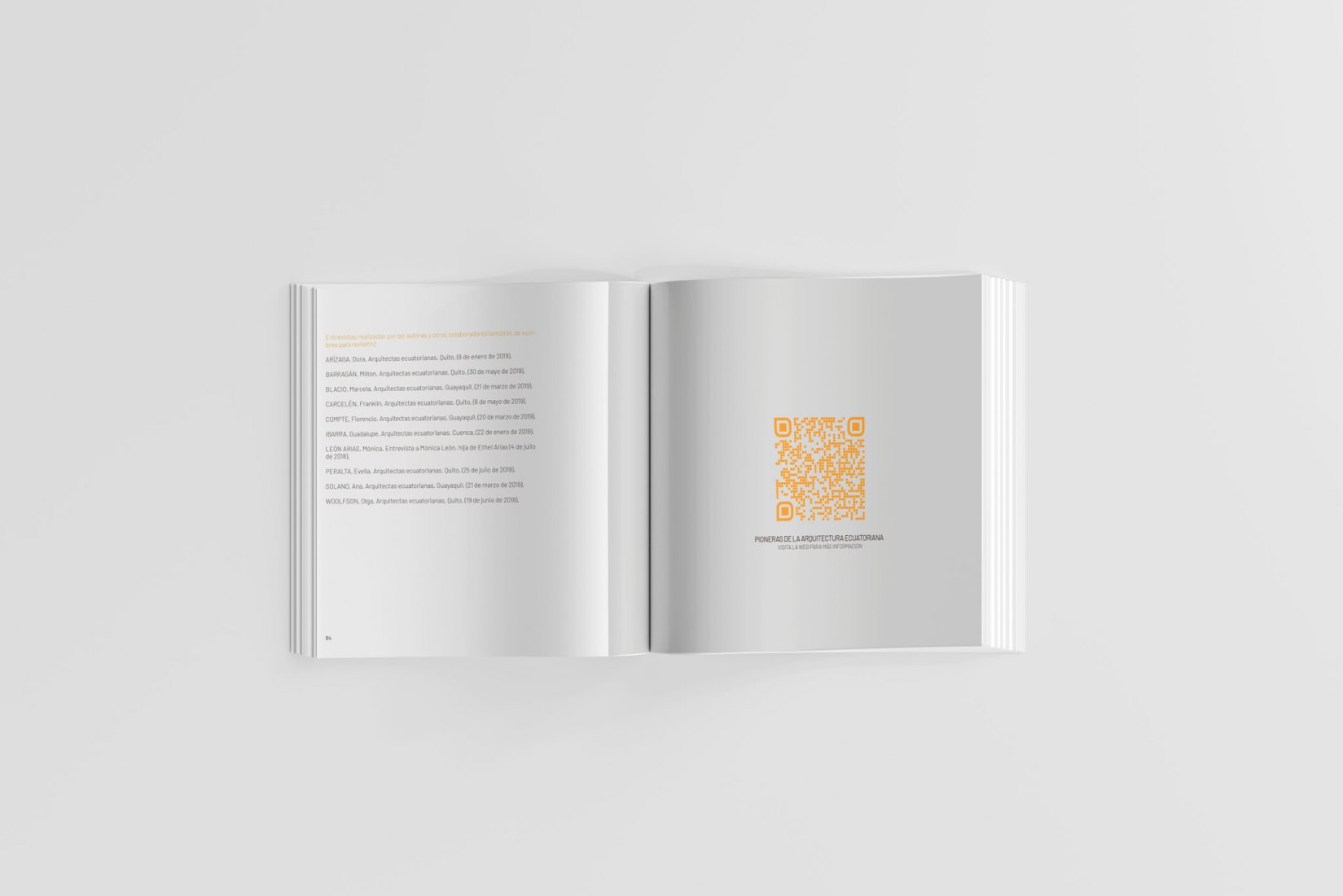 Interior pages. "Pioneras de la arquitectura ecuatoriana, 1930-1980 / Women Pioneers of Ecuadorian Architecture" by Rosero, Freire and Llorca Interior pages. "Pioneras de la arquitectura ecuatoriana, 1930-1980 / Women Pioneers of Ecuadorian Architecture" by Rosero, Freire and Llorca