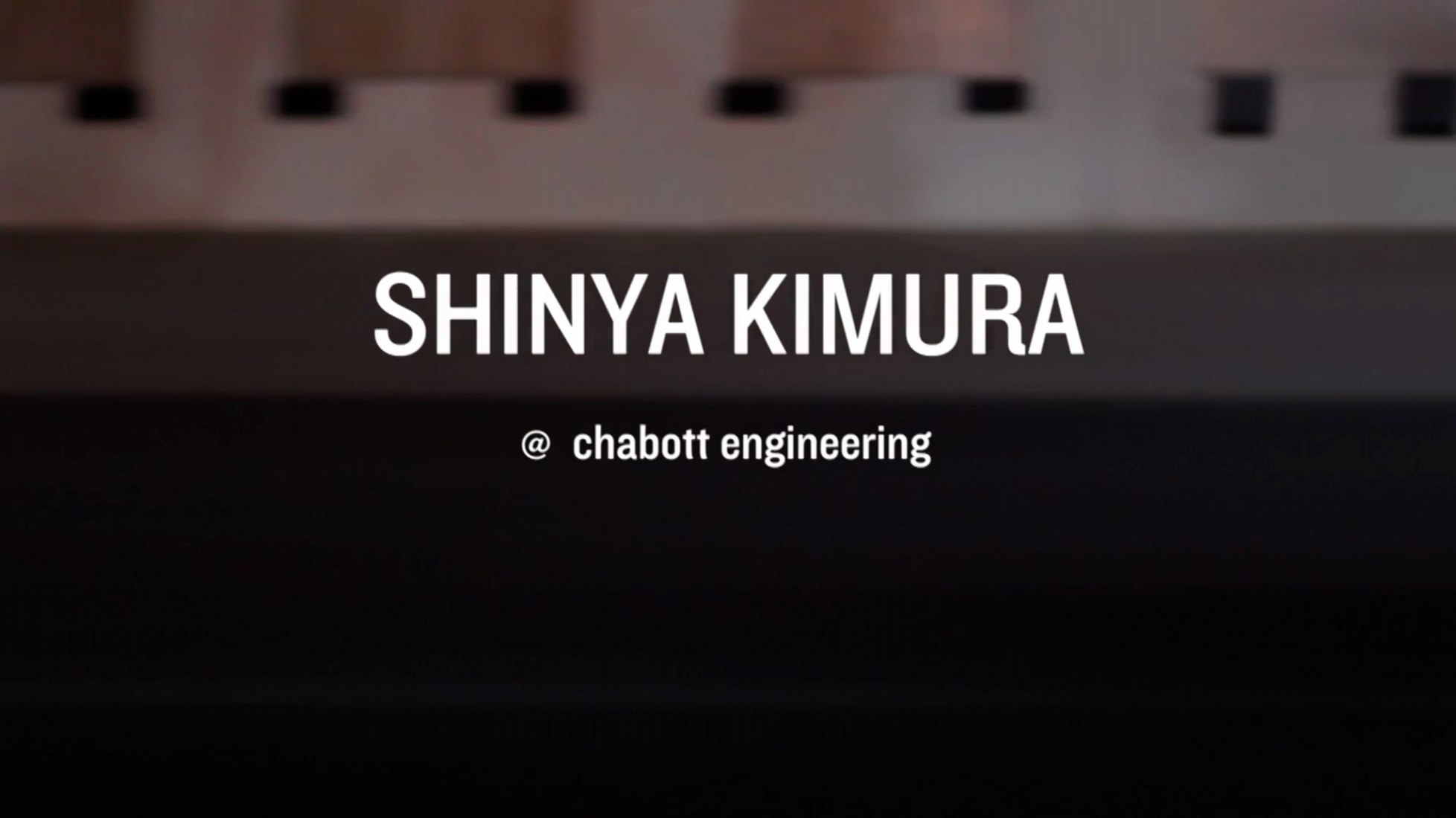 A ride with Shinya Kimura