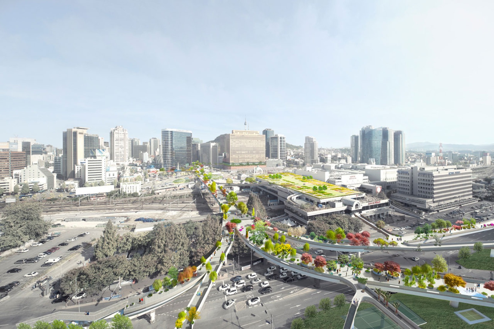 Image of the project, Seoul Skygarden by MVRDV. Image © MVRDV.  Image of the project, Seoul Skygarden by MVRDV. Image © MVRDV.