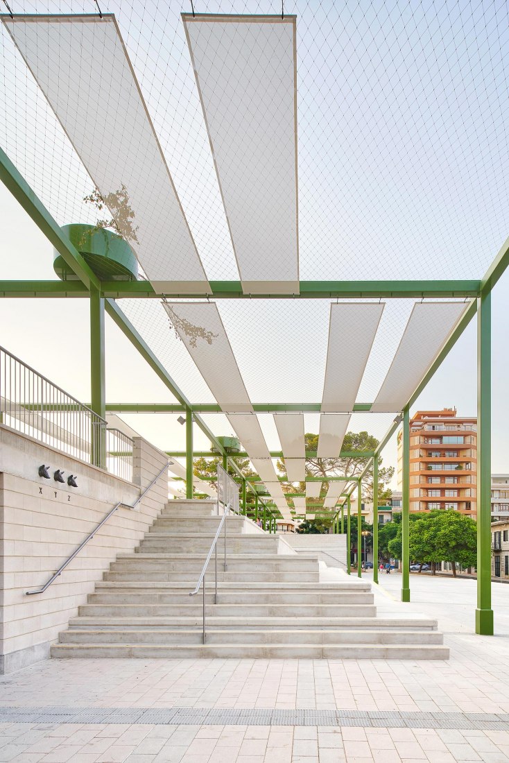 Staircases. Fonamental. Renovation of Plaza Mallorca by Son Estudi. Photography by Jose Hevia  Staircases. Fonamental. Renovation of Plaza Mallorca by Son Estudi. Photography by Jose Hevia