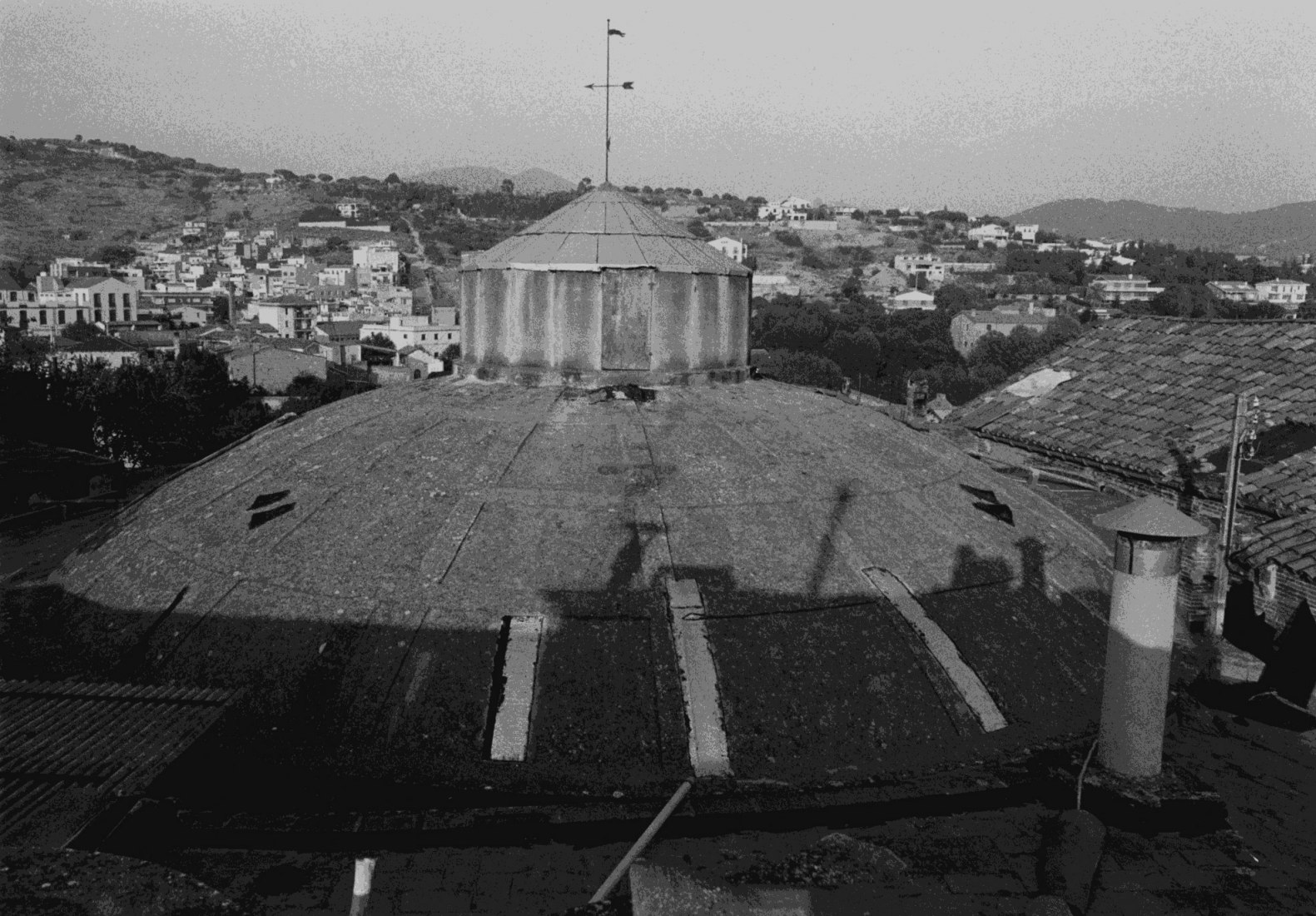 Visión de la antigua cúpula.  La Massa, el teatro de Vilassar de Rafael Guastavino.