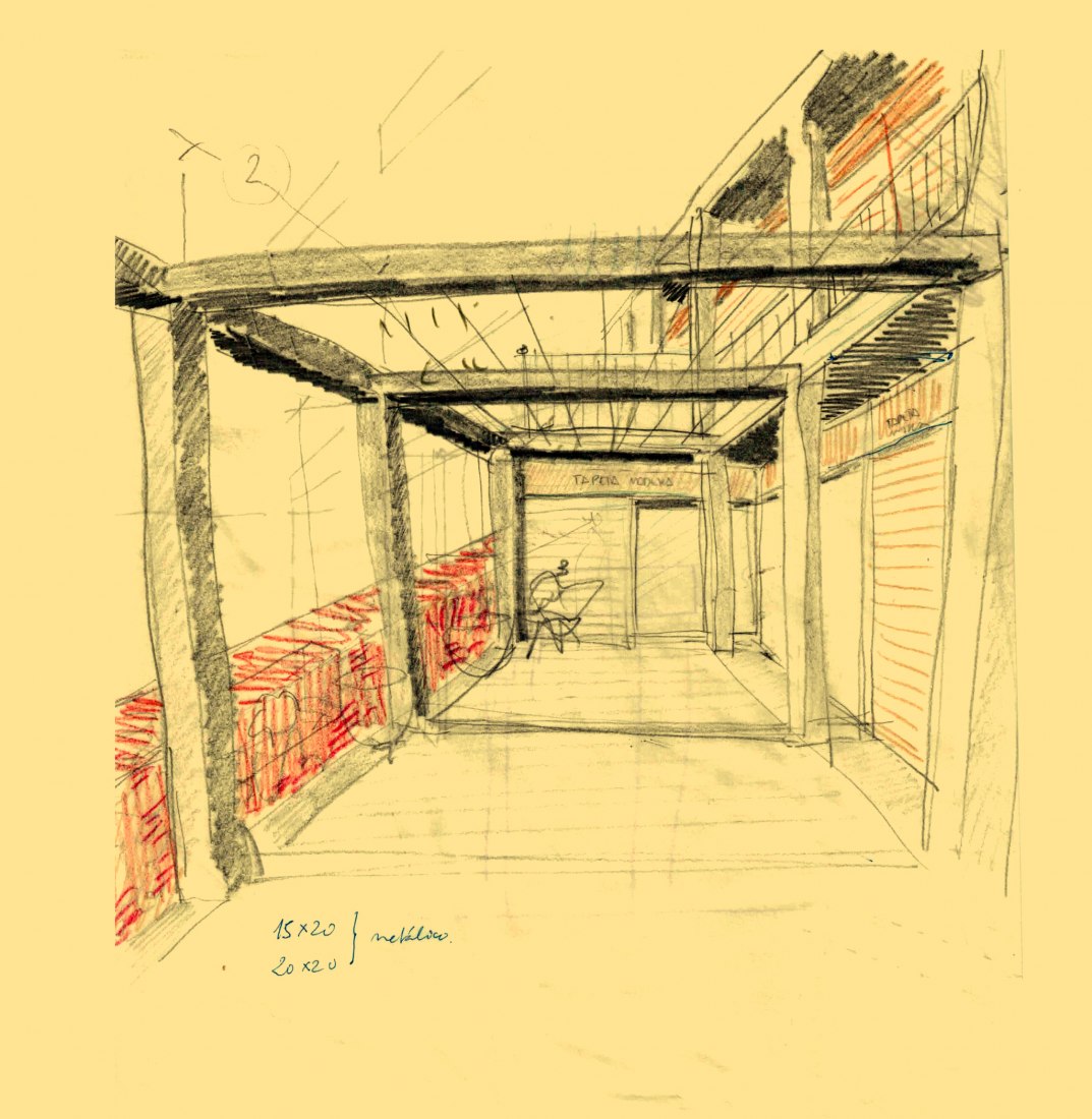 Sketch. 6 houses in Cabrera de Mar by Twobo + Luis Twose Sketch. 6 houses in Cabrera de Mar by Twobo + Luis Twose