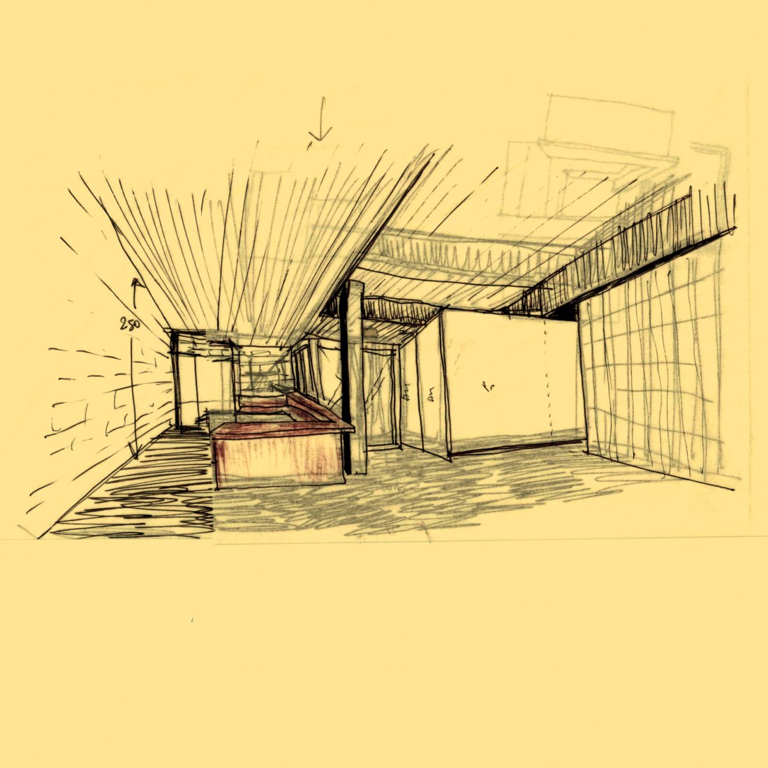Sketch. 6 houses in Cabrera de Mar by Twobo + Luis Twose Sketch. 6 houses in Cabrera de Mar by Twobo + Luis Twose