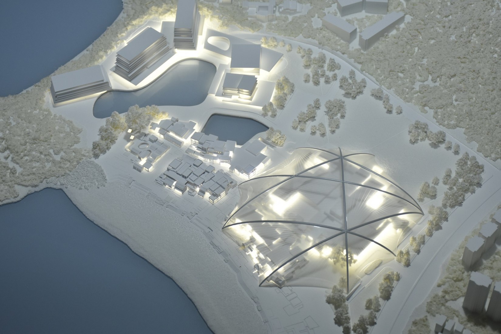 Model. Zhuhai Cultural Arts Center by MAD Architects. Courtesy of MAD Architects Model. Zhuhai Cultural Arts Center by MAD Architects. Courtesy of MAD Architects