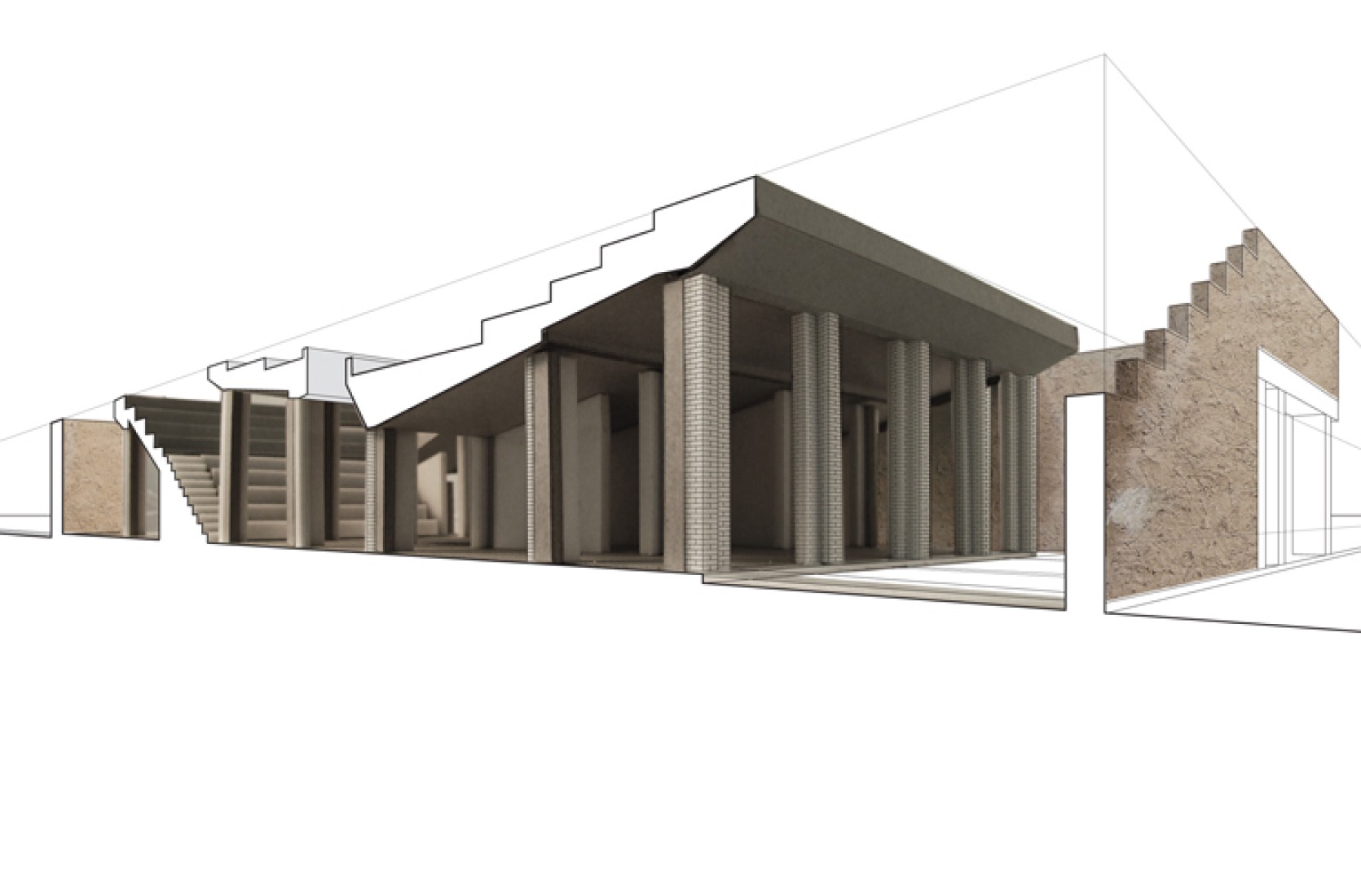 Visualización. House for all Seasons, por John Lin. Cortesía de Rural Urban Framework.