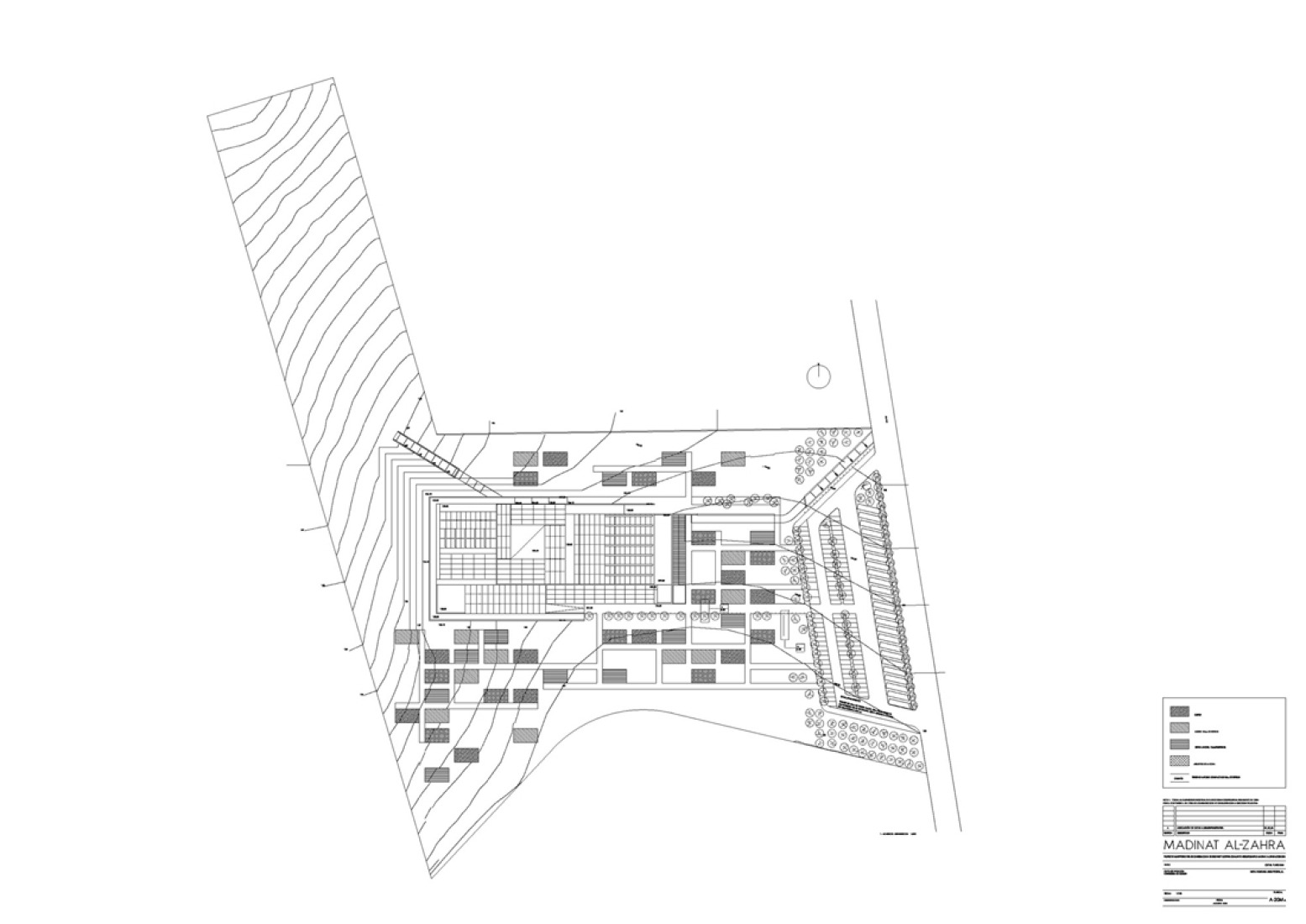 Madinat al Zahra. Site plan.