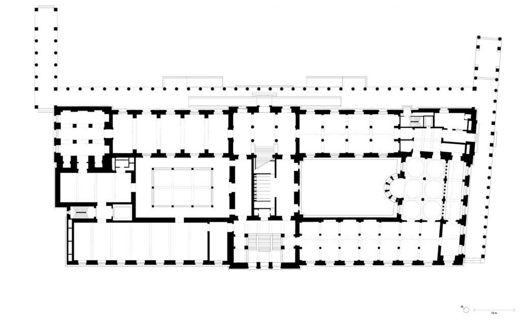 Floor plan level 1. ©David Chipperfield Architects