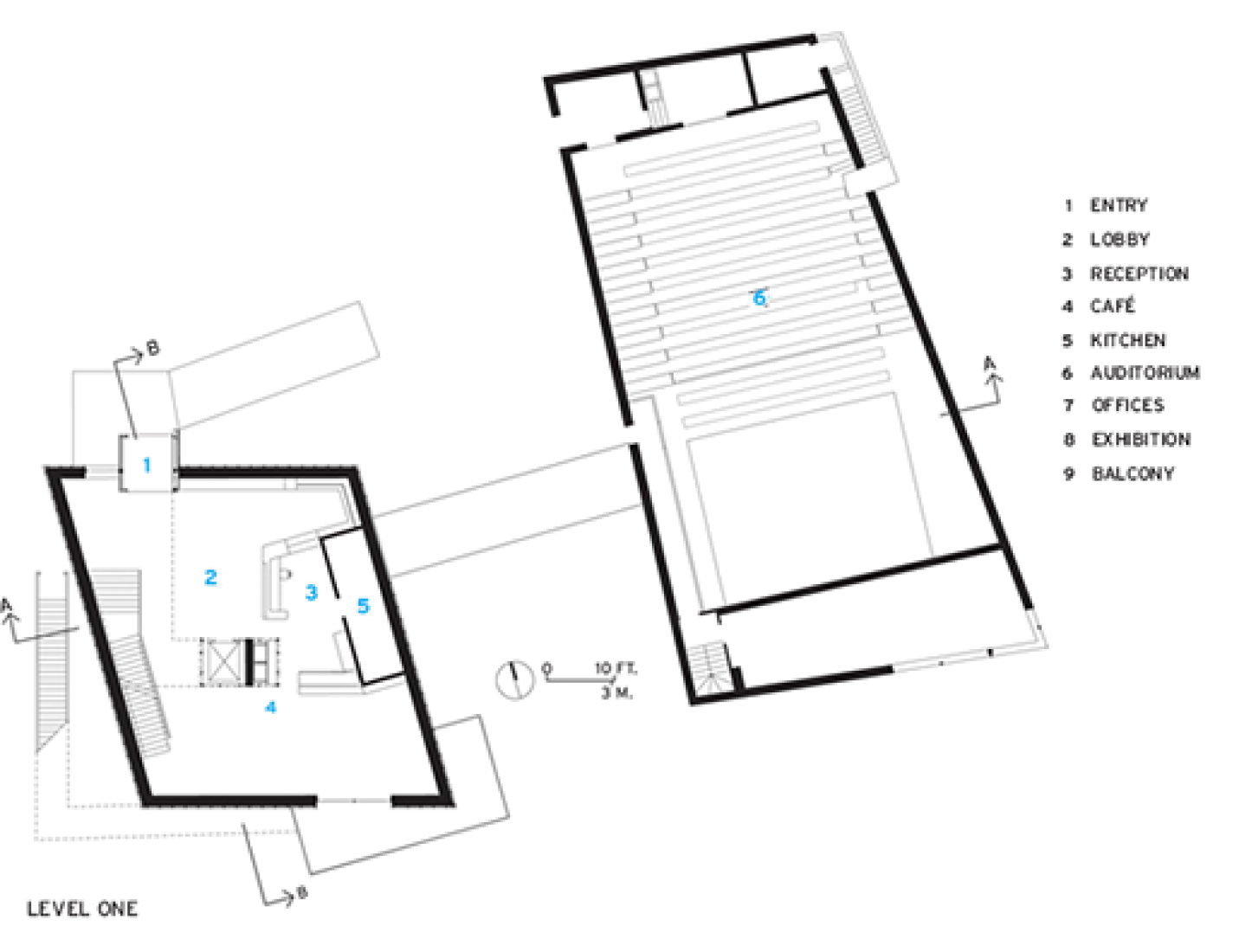 Plantas. Imagen cortesía de Steven Holl Architects.