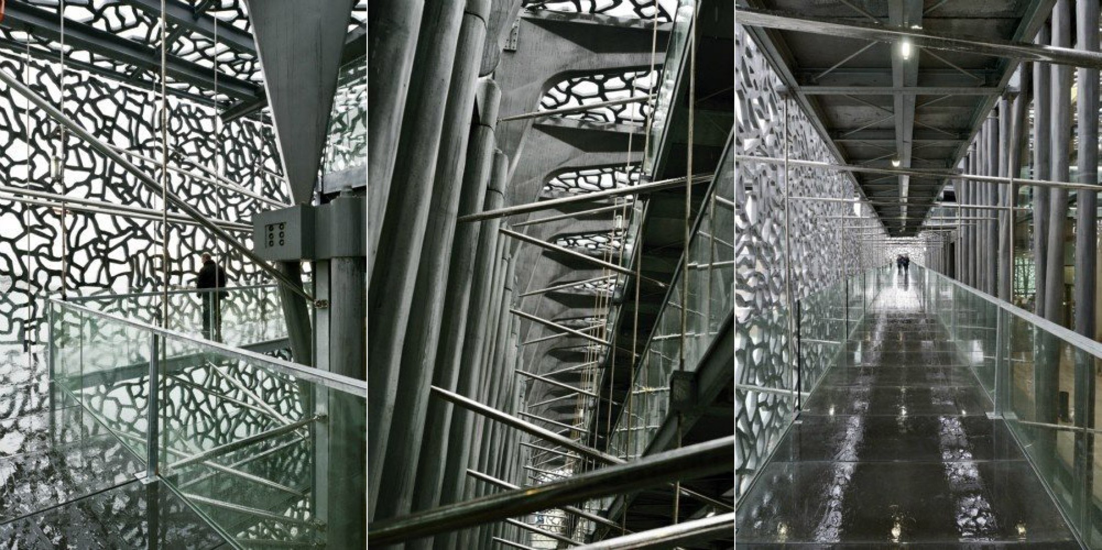 Vistas del interior. MuCem, por Rudy Ricciotti. Fotografía © Lisa Ricciotti. Vistas del interior. MuCem, por Rudy Ricciotti. Fotografía © Lisa Ricciotti.