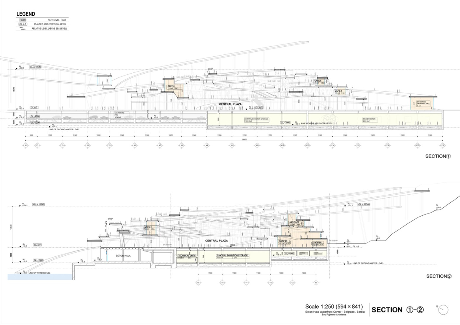 Section. By Sou Fujimoto. 