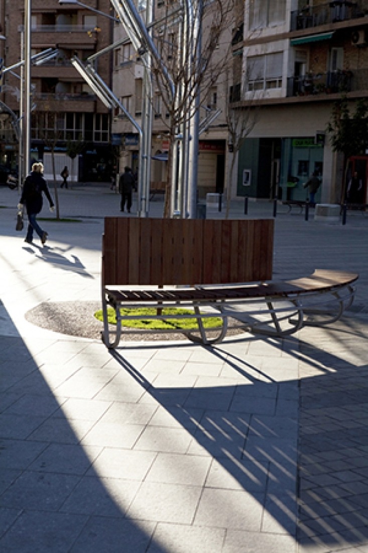 Ricard Viñes Square by Benedetta Tagliabue - EMBT. Photograph by Alex Gaultier