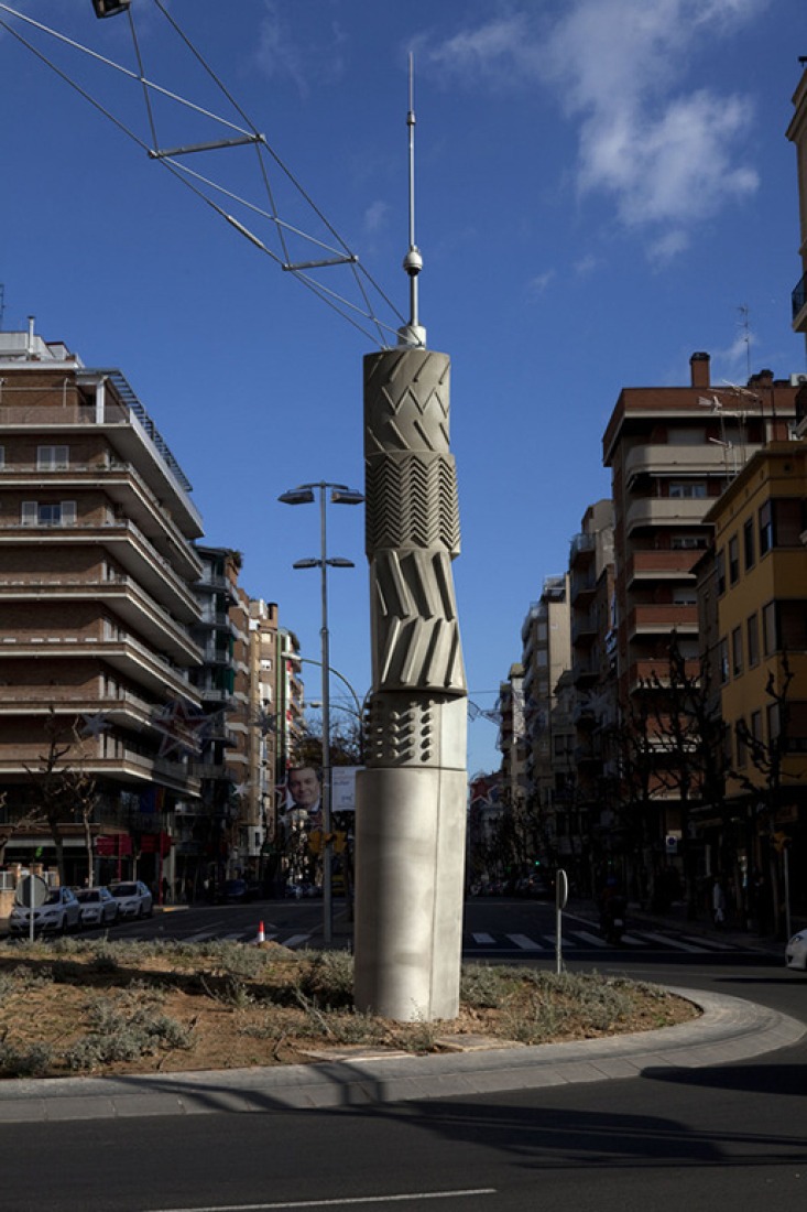 Ricard Viñes Square by Benedetta Tagliabue - EMBT. Photograph by Alex Gaultier