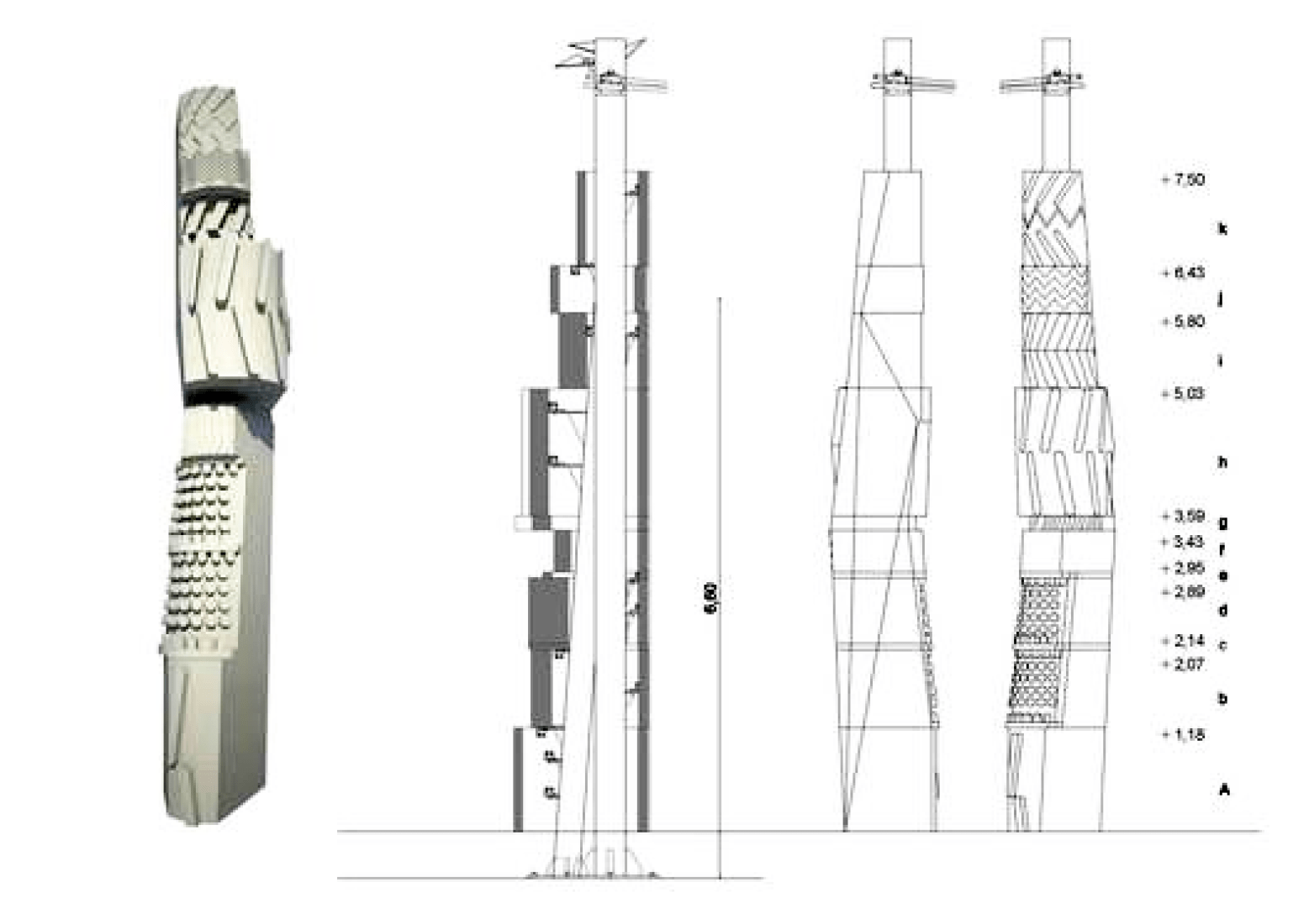 Details. Ricard Viñes Square by Benedetta Tagliabue - EMBT. 