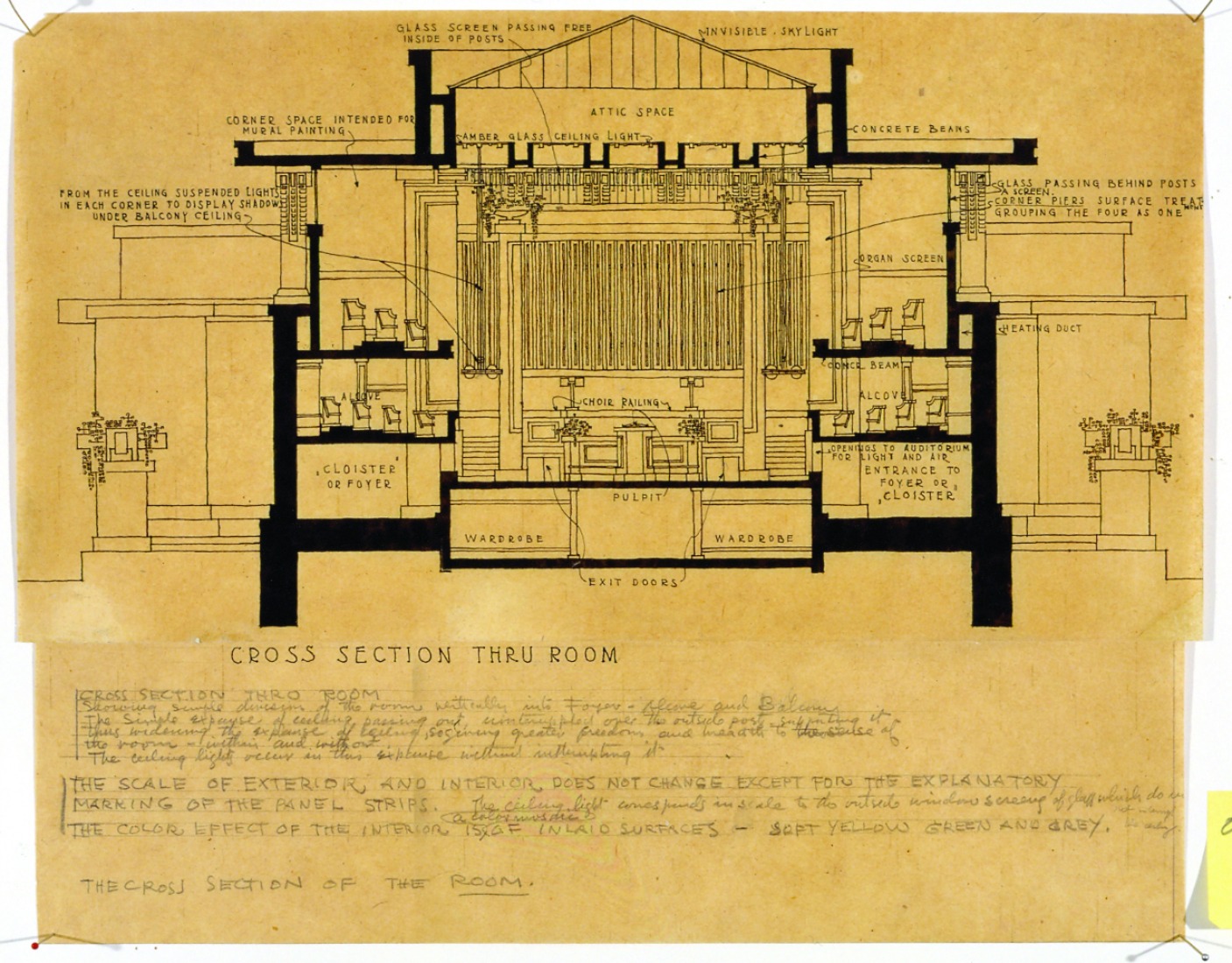 Frank Lloyd Wright, Unity Temple, Oak Park, Illinois, 1905-08 © 2010 Frank Lloyd Wright Foundation, Scottsdale, Arizona