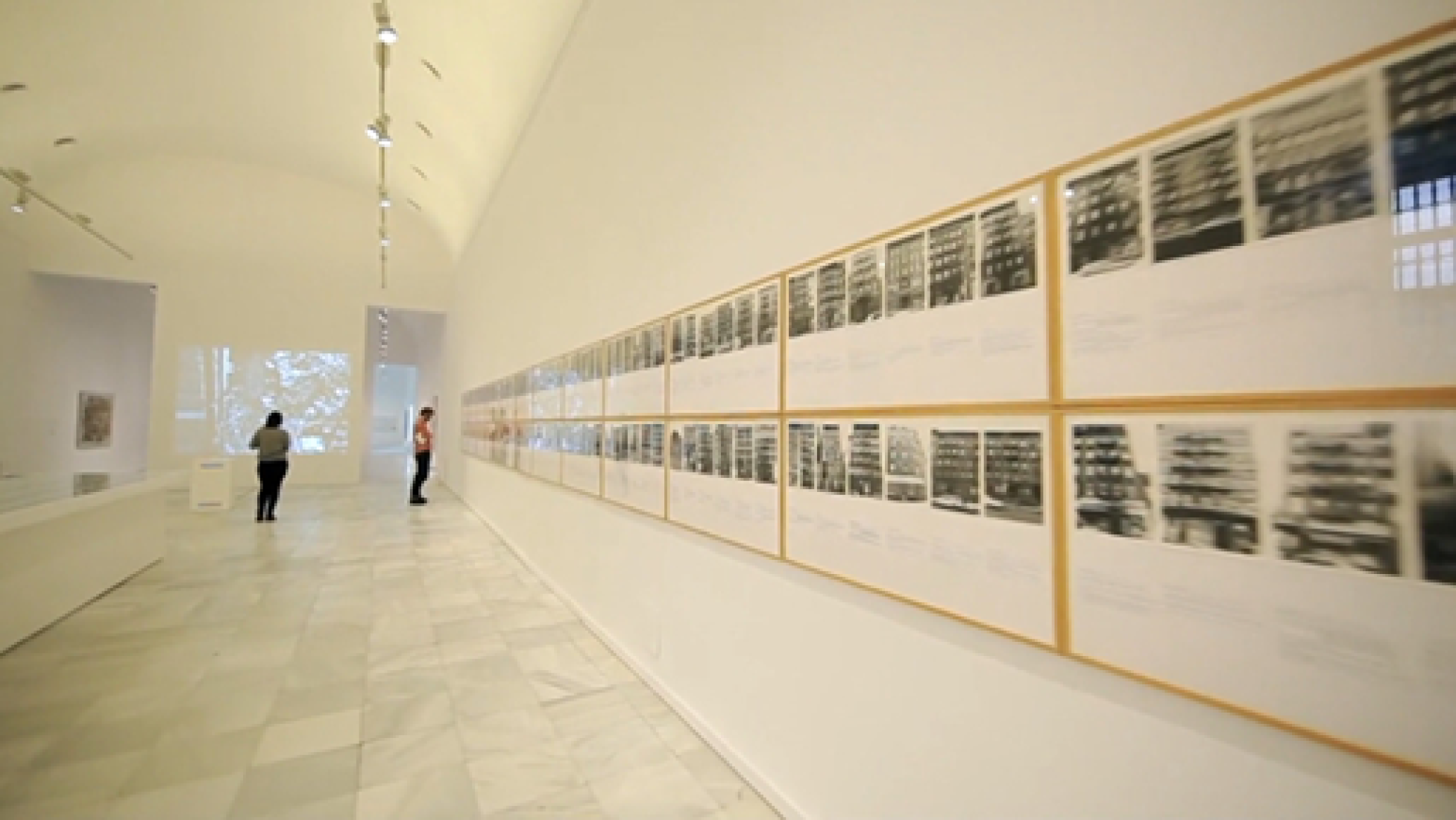 Video screenshot. Museo Reina Sofía. Showing by Juan Rayos