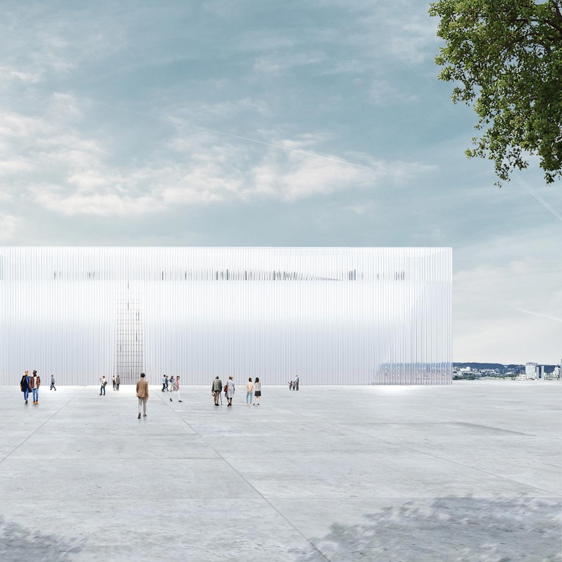 4th honourable place. Rendering. Vilnius National Concert Hall by SMAR Architecture Studio