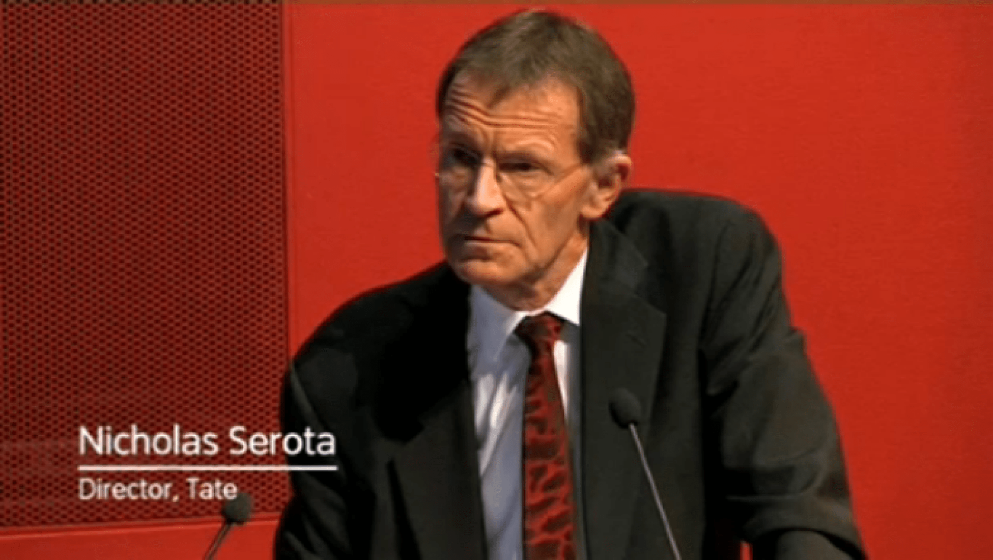 Nicholas Serota. Tate Director.