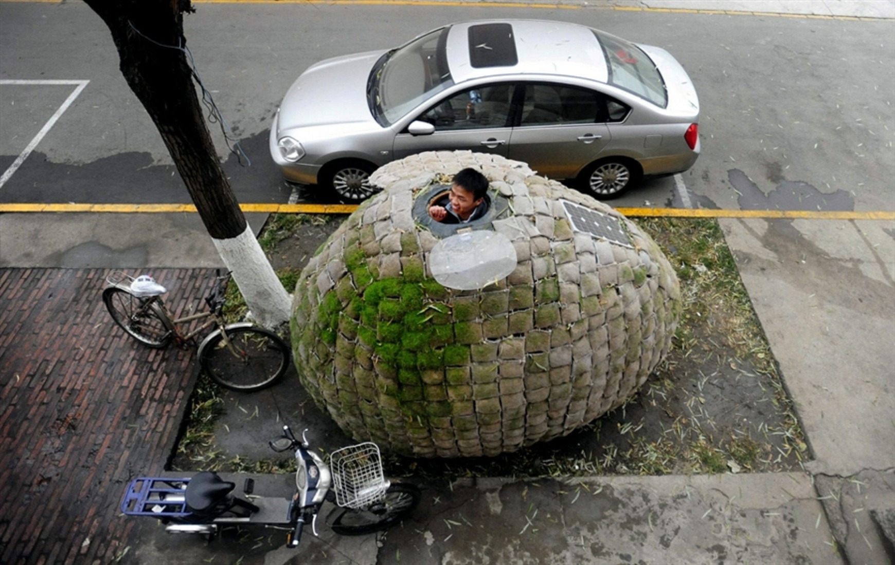 Casa huevo por Dai Haifei