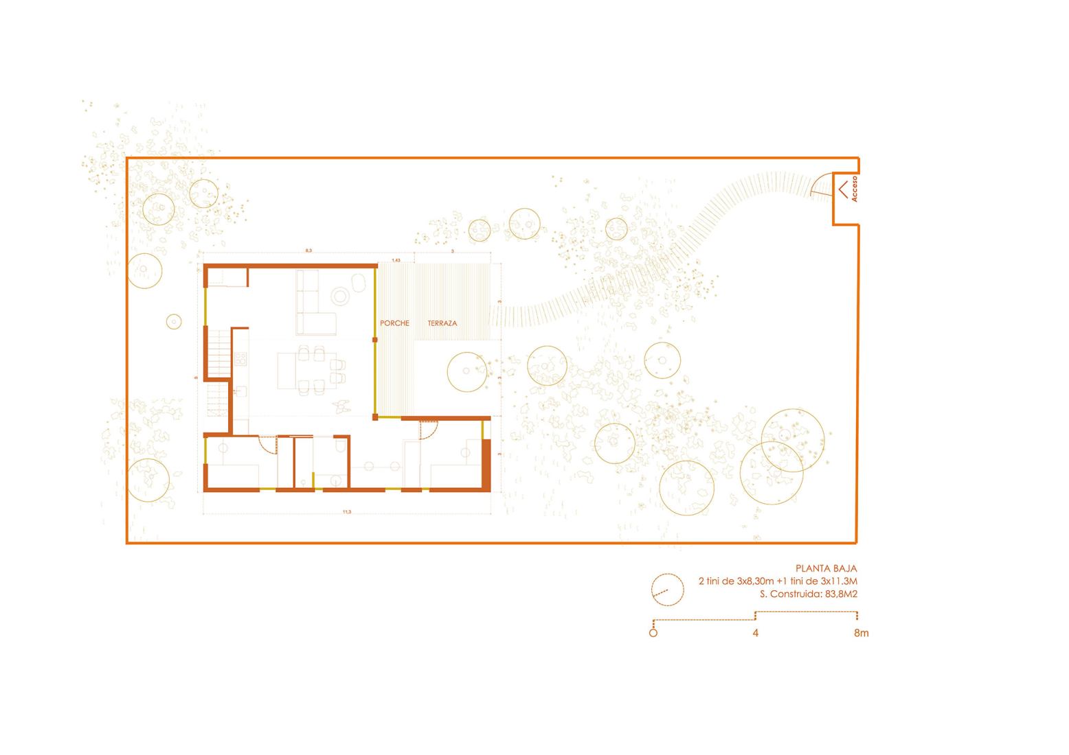 Ground Floor Plan. Tini Montseny.