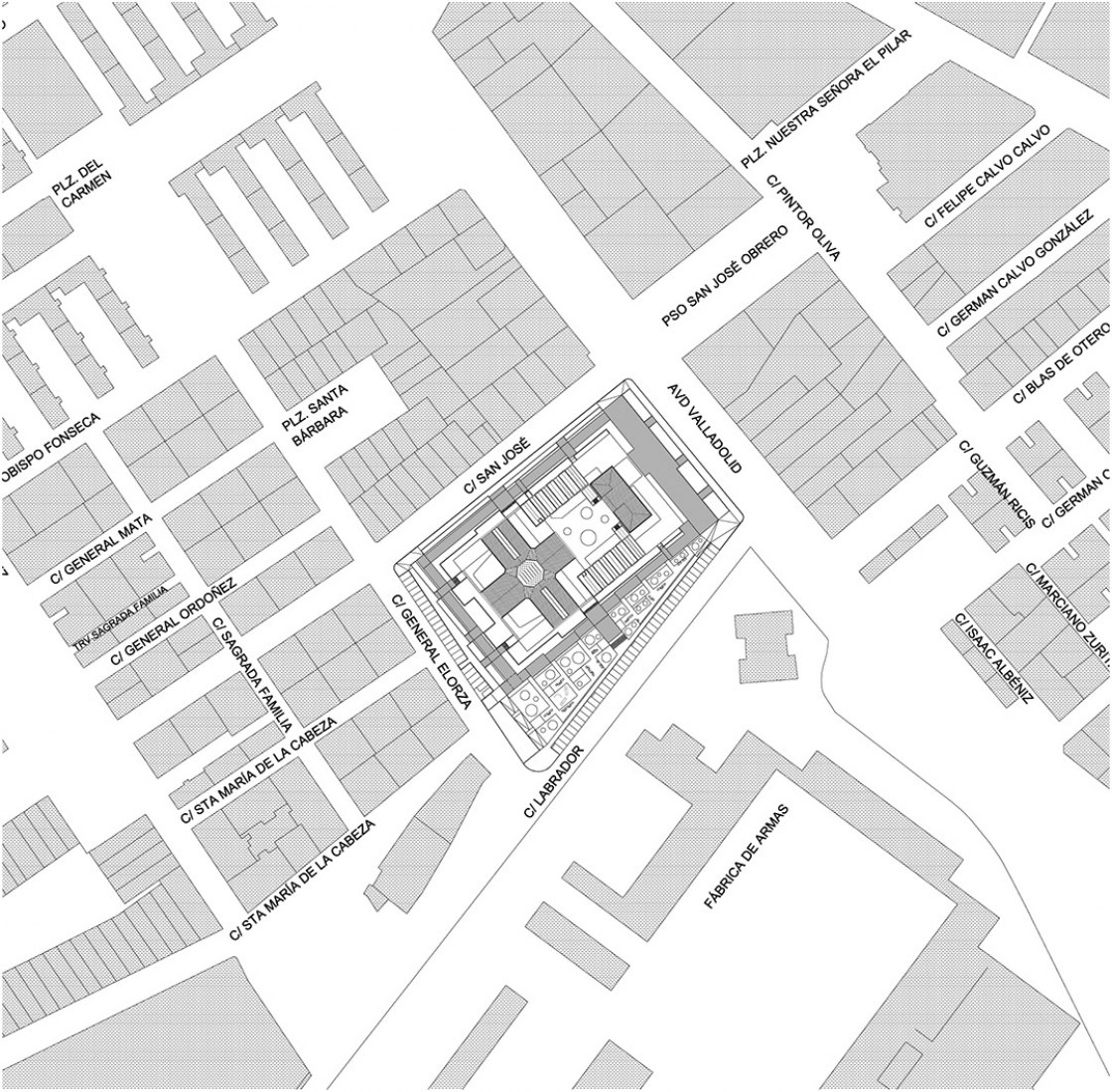 Site plan. © por Exit Architects.