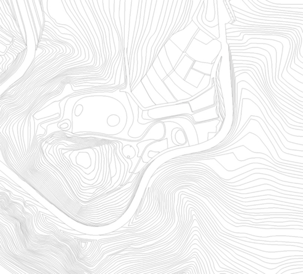 Plano de situación. Cortesía de Naoshima Fukutake Art Museum Foundation.